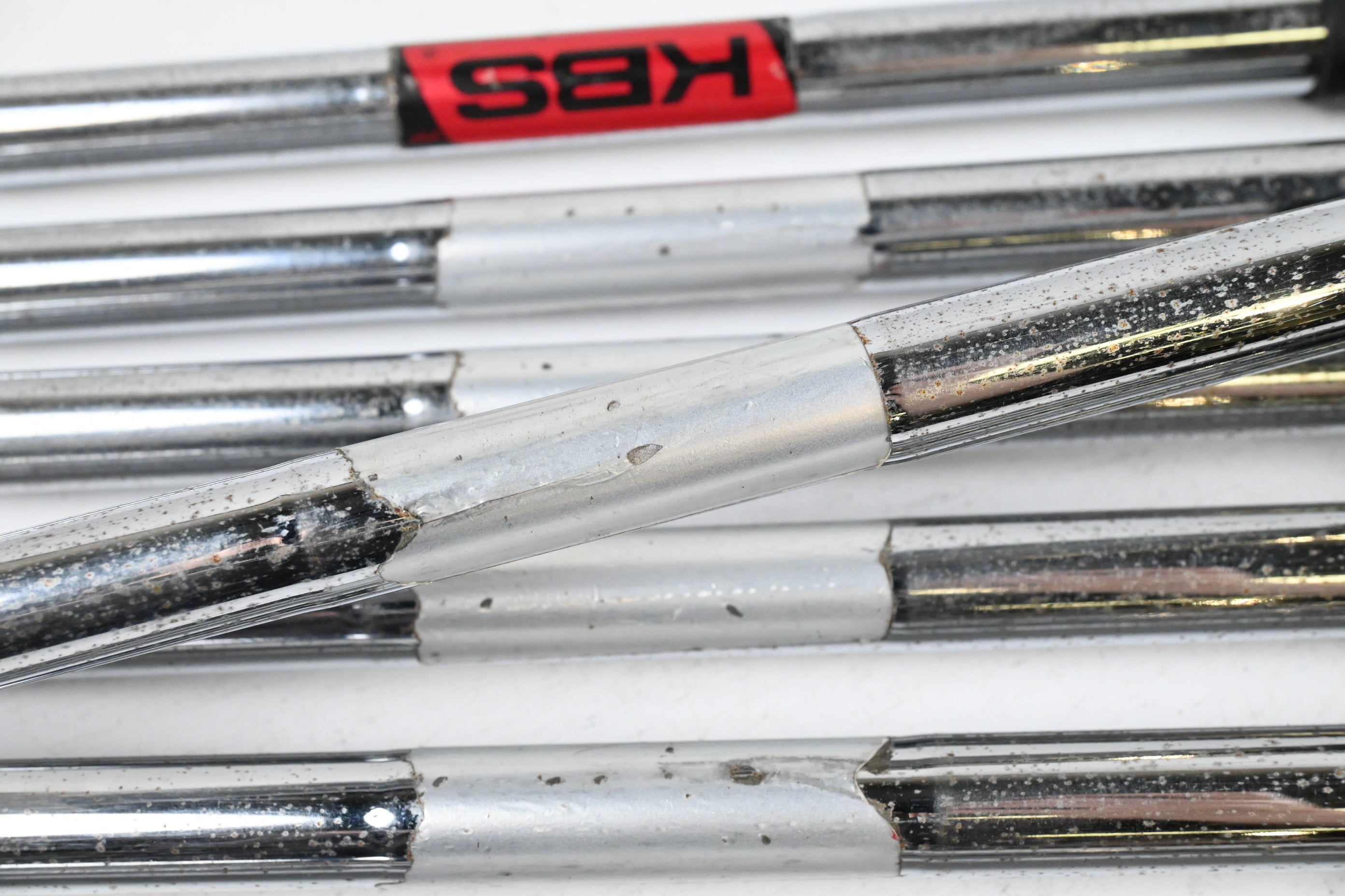Ping S56 Irons / Yellow Dot / 4-PW / Stiff Flex KBS Tour 120 Shafts