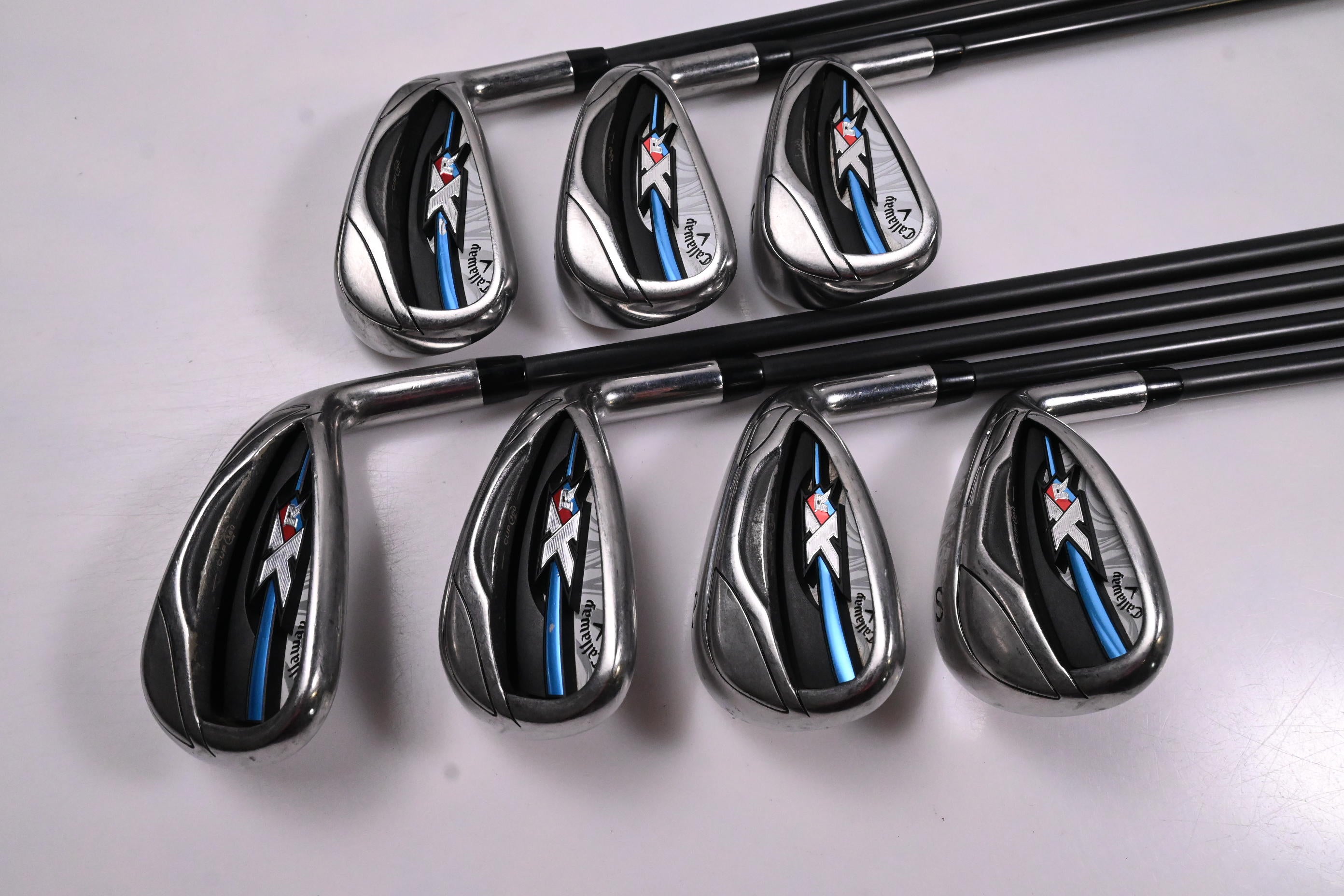 Ladies Callaway XR OS Irons / 5-PW+SW / Ladies Flex Bassara 50 Shafts