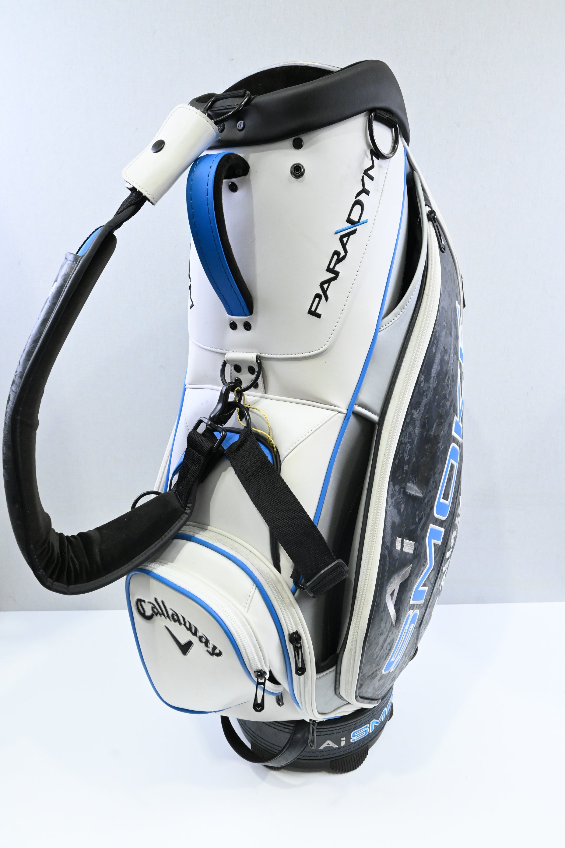 Callaway Paradym Ai Smoke Tour Bag / 6-Way / White, Grey, Blue