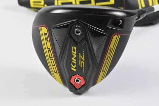 Cobra King Speedzone Driver / 9 Degree / Stiff Flex Hzrdus Smoke Yellow 60 Shaft