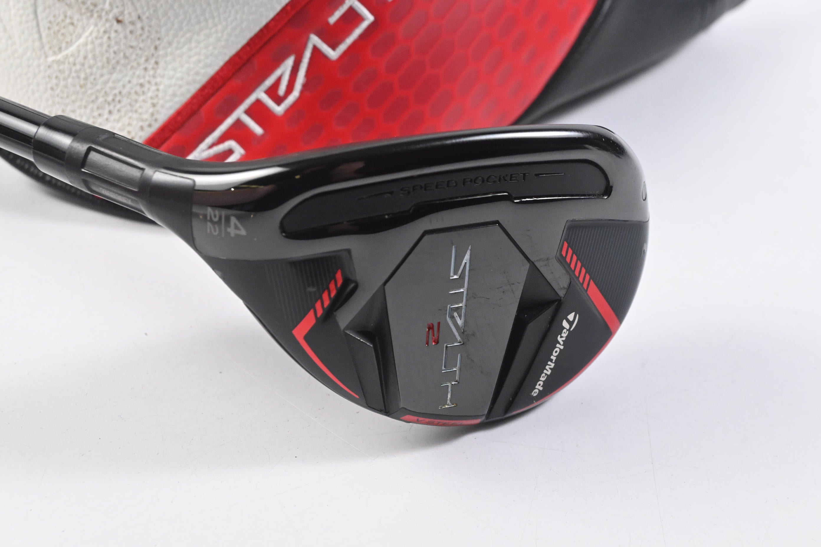 Left Hand Taylormade Stealth 2 #4 Hybrid / 22 Degree / Regular Flex Ventus TR 6