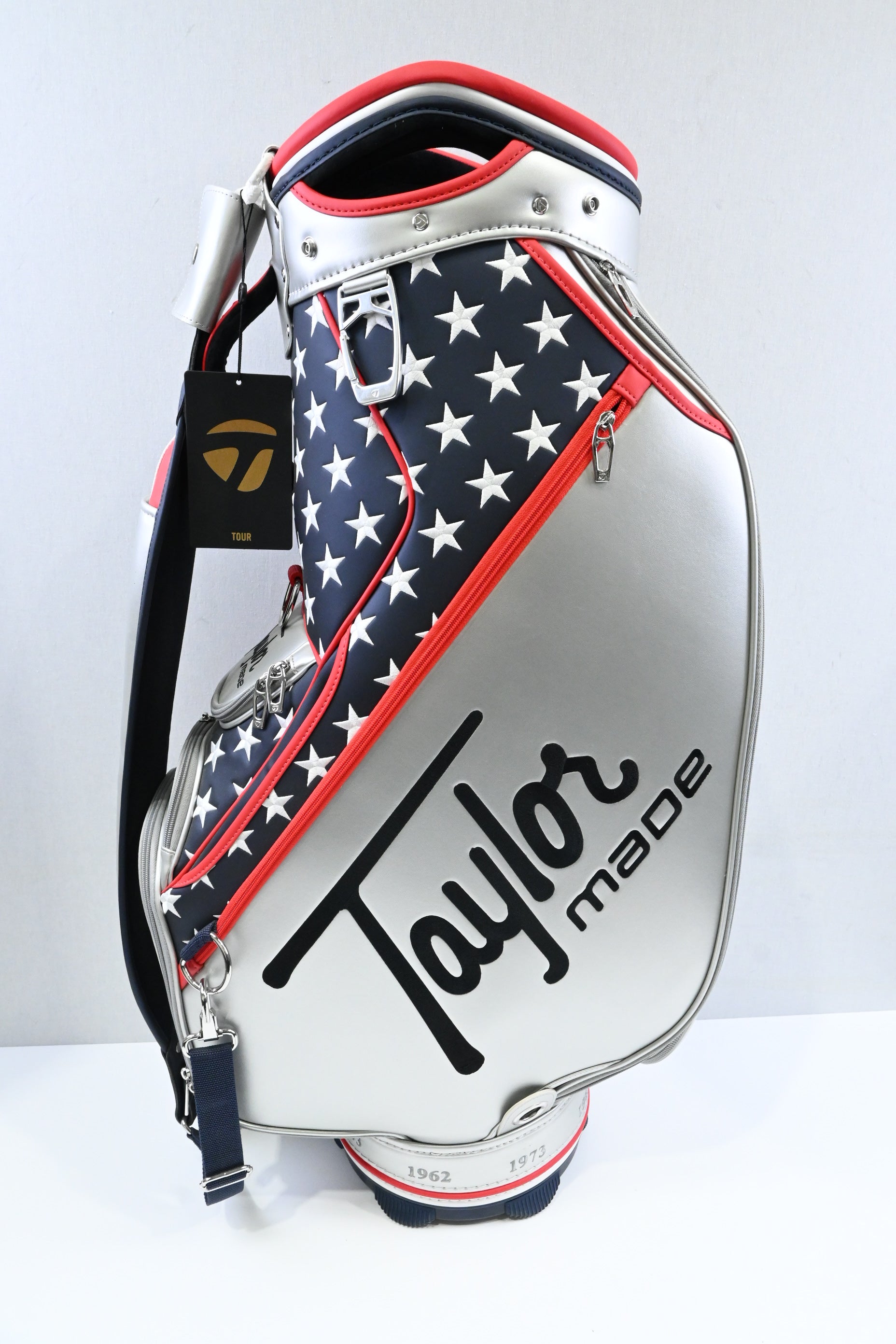 Taylormade Pittsburgh Persimmon Tour Bag / 6-Way / Silver, Navy, Red
