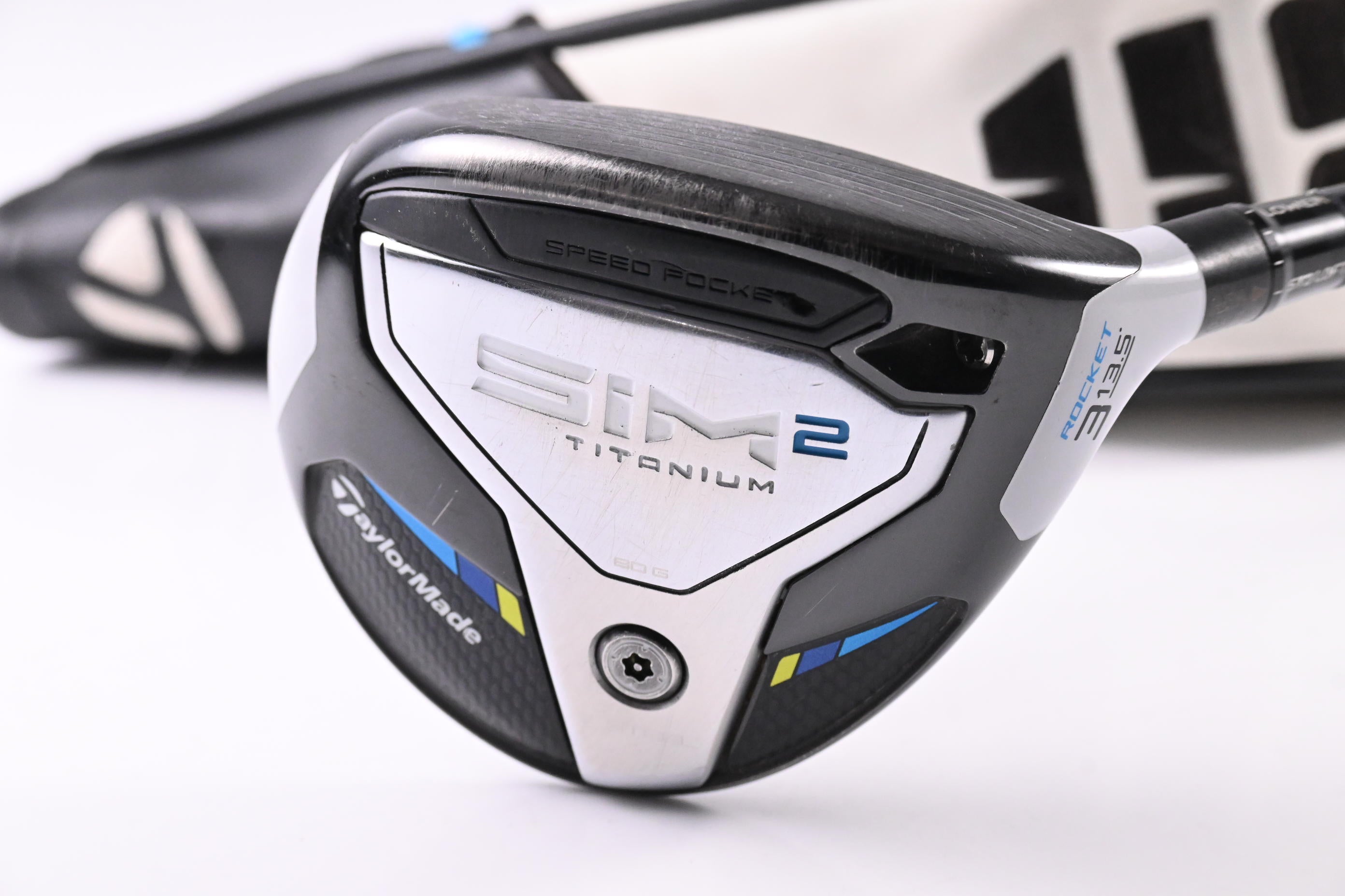 Taylormade SIM2 Ti Rocket #3 Wood / 13.5 Degree / Stiff Flex Grafalloy Blue