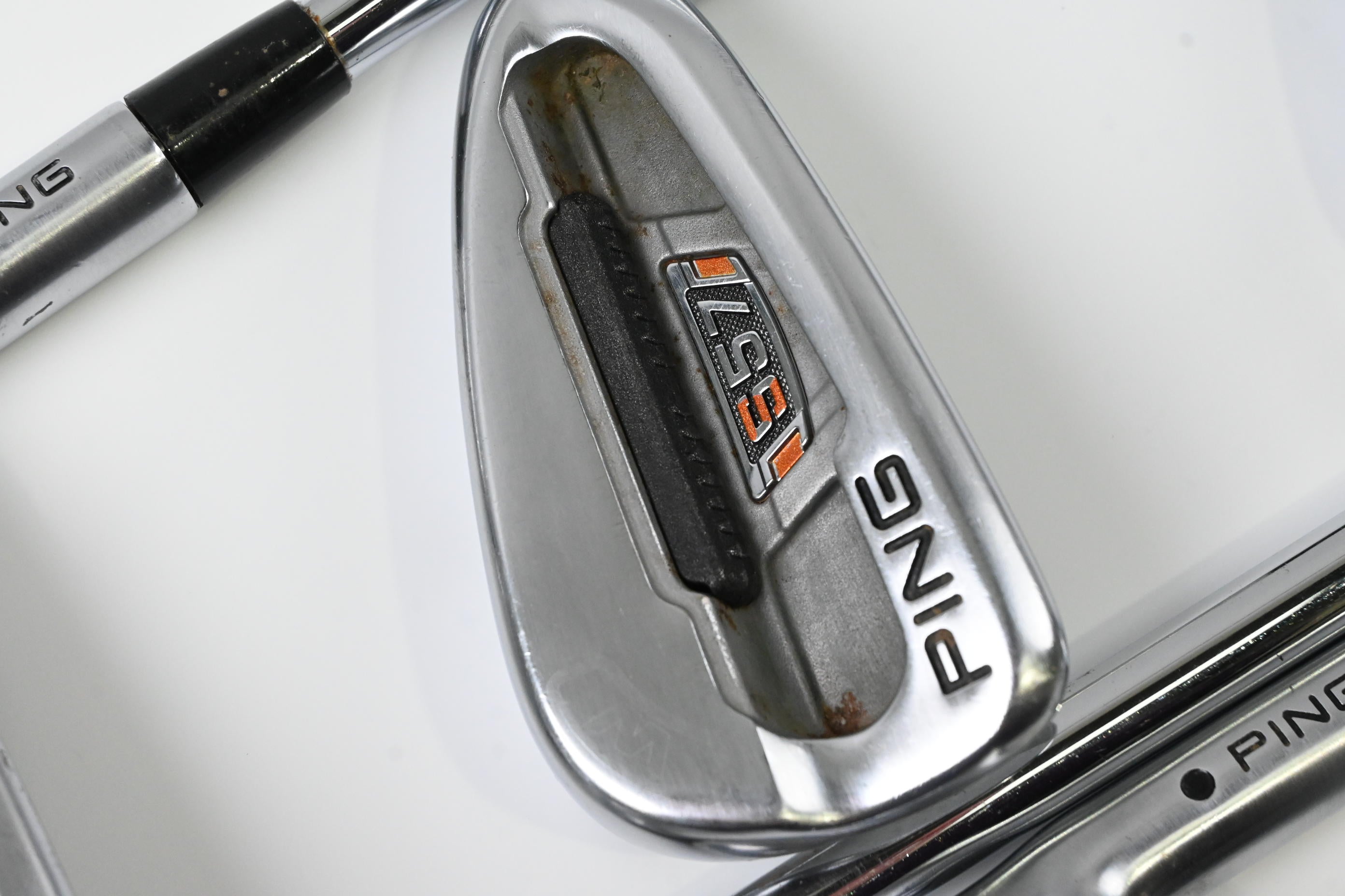 Ping S57 Irons / 5-PW / Black Dot / Stiff Flex Dynamic Gold S300 Shafts