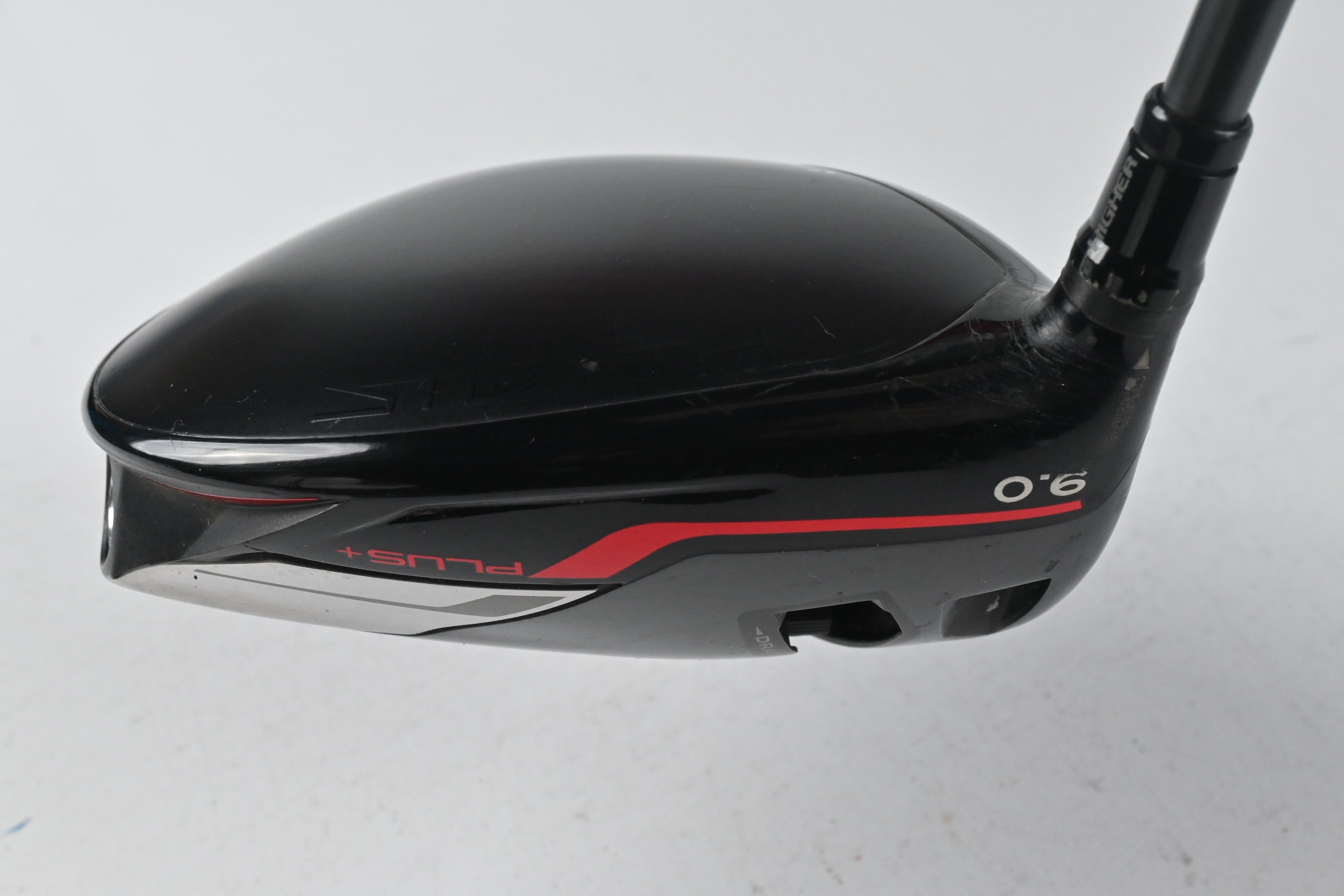 Left Hand Taylormade Stealth Plus Driver / 9 Degree / X-Flex HZRDUS Smoke 70
