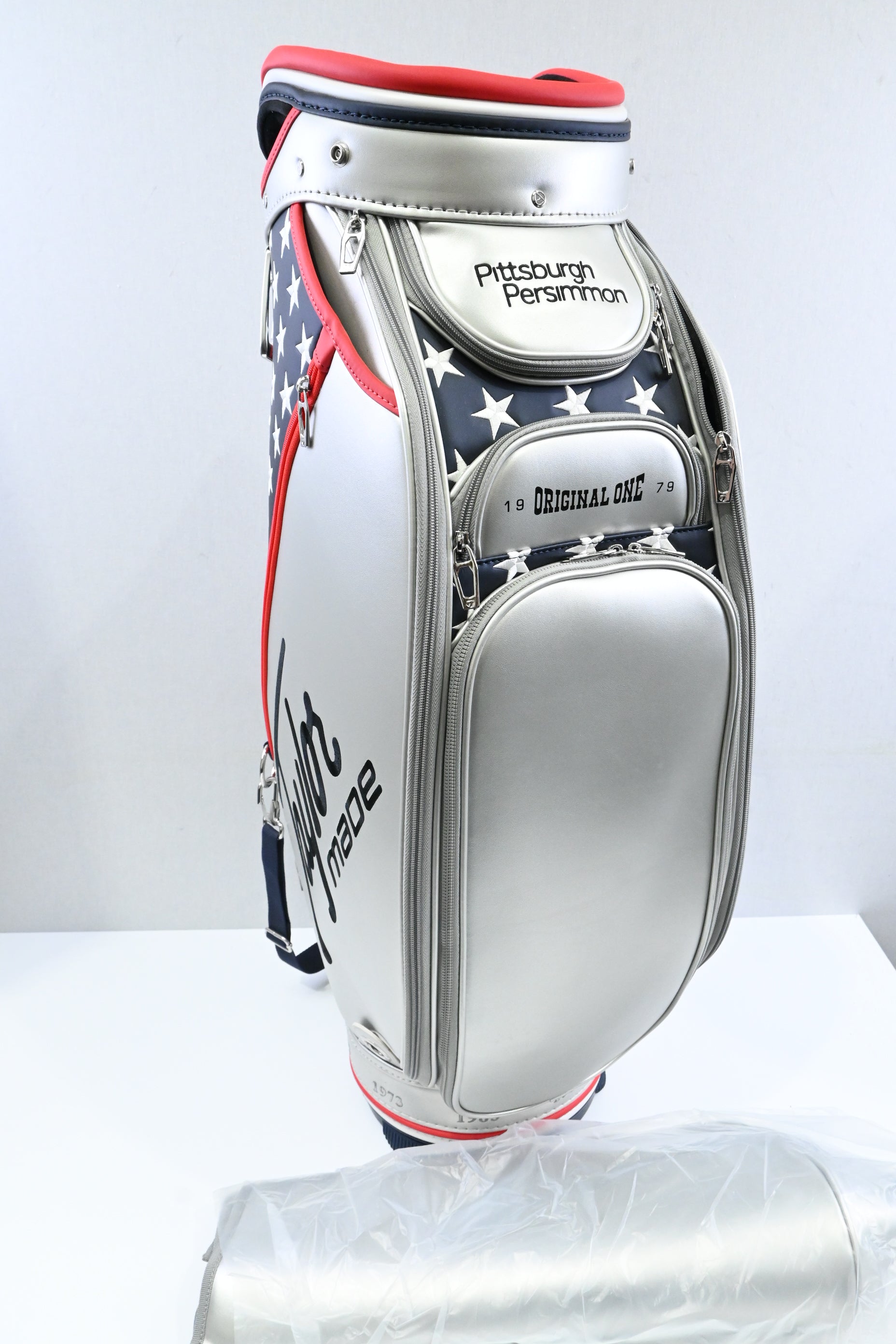 Taylormade Pittsburgh Persimmon Tour Bag / 6-Way / Silver, Navy, Red