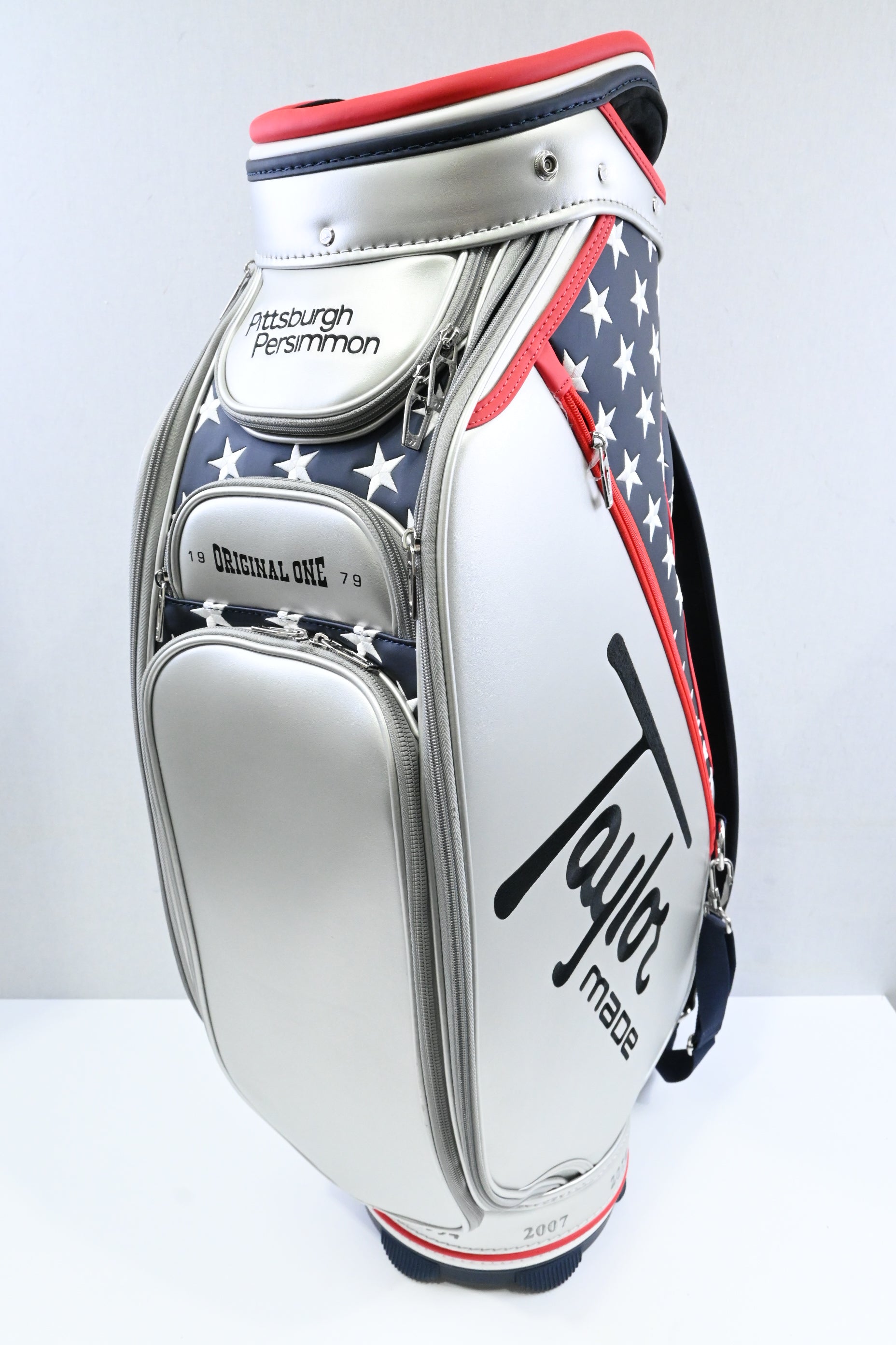 Taylormade Pittsburgh Persimmon Tour Bag / 6-Way / Silver, Navy, Red