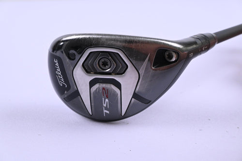 Titleist TS2 #3 Hybrid / 19 Degree / Stiff Flex HZRDUS Gen5 Black 80 Shaft