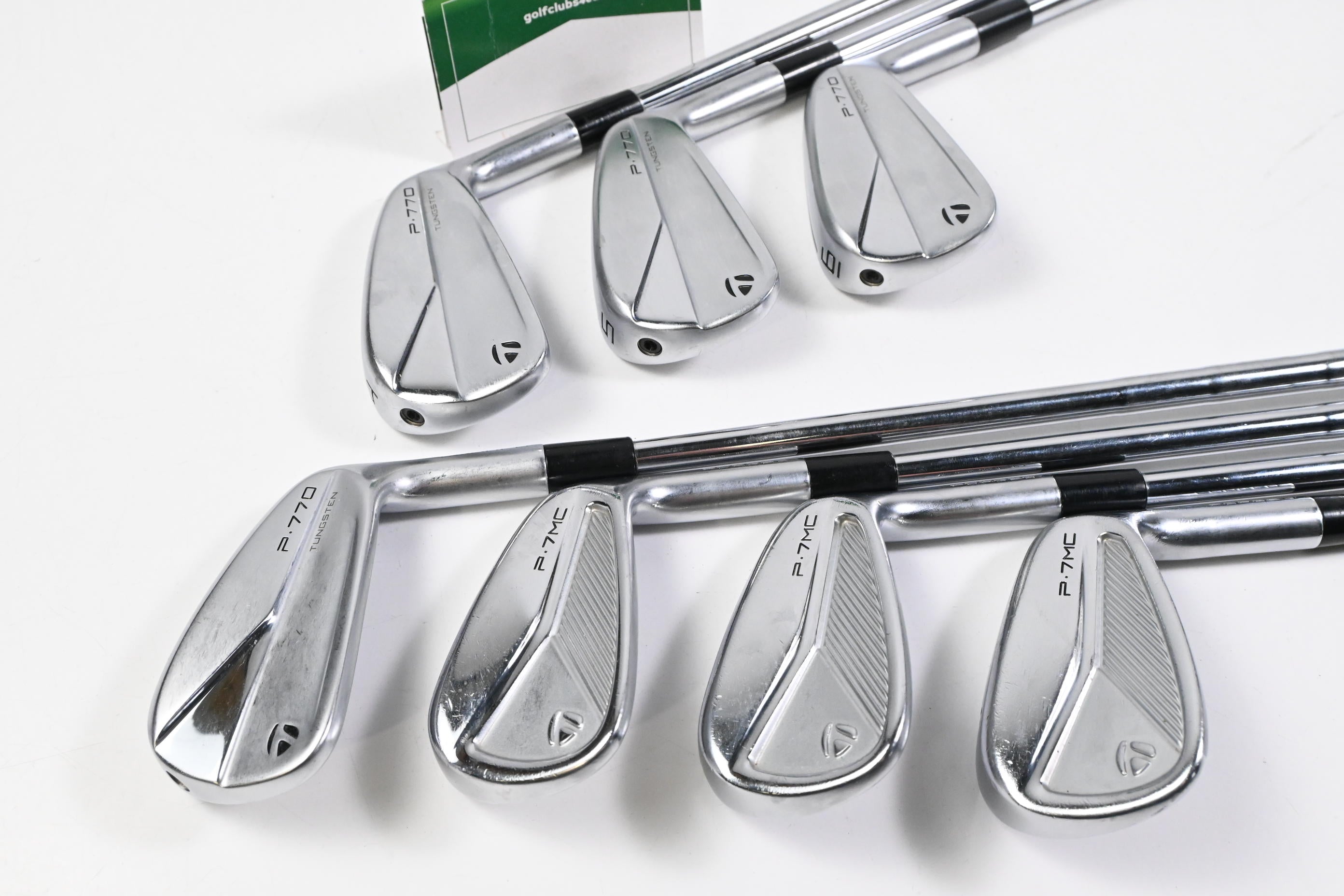 Taylormade P.7MC / P770 2023 Combo Irons / 4-PW / Stiff Flex KBS Tour Lite
