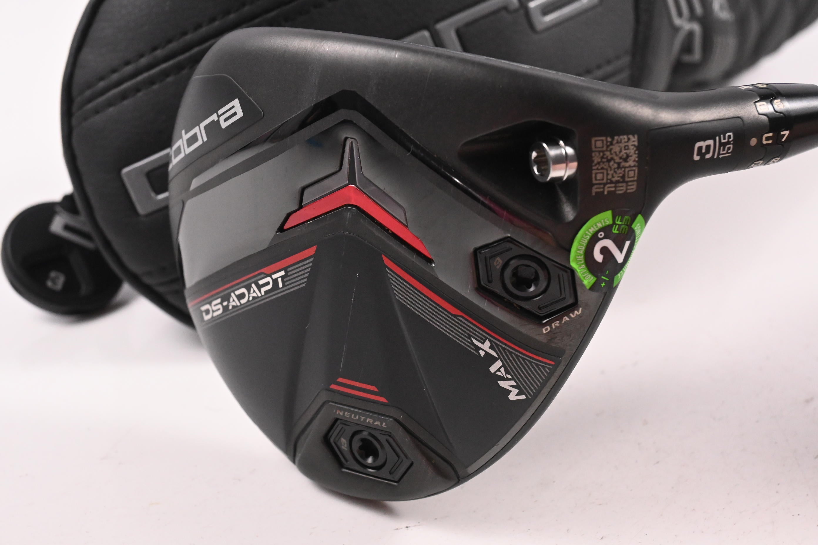 Cobra DS-Adapt Max #3 Wood / 15.5 Degree / Regular Flex Vanquish 4 Shaft