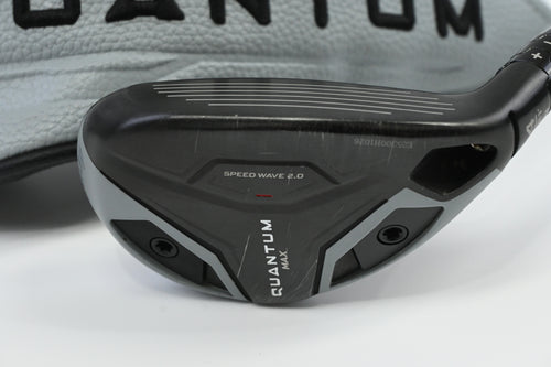 Callaway Quantum Max #4 Hybrid / 21 Degree / Stiff Flex Denali Frost Silver 70