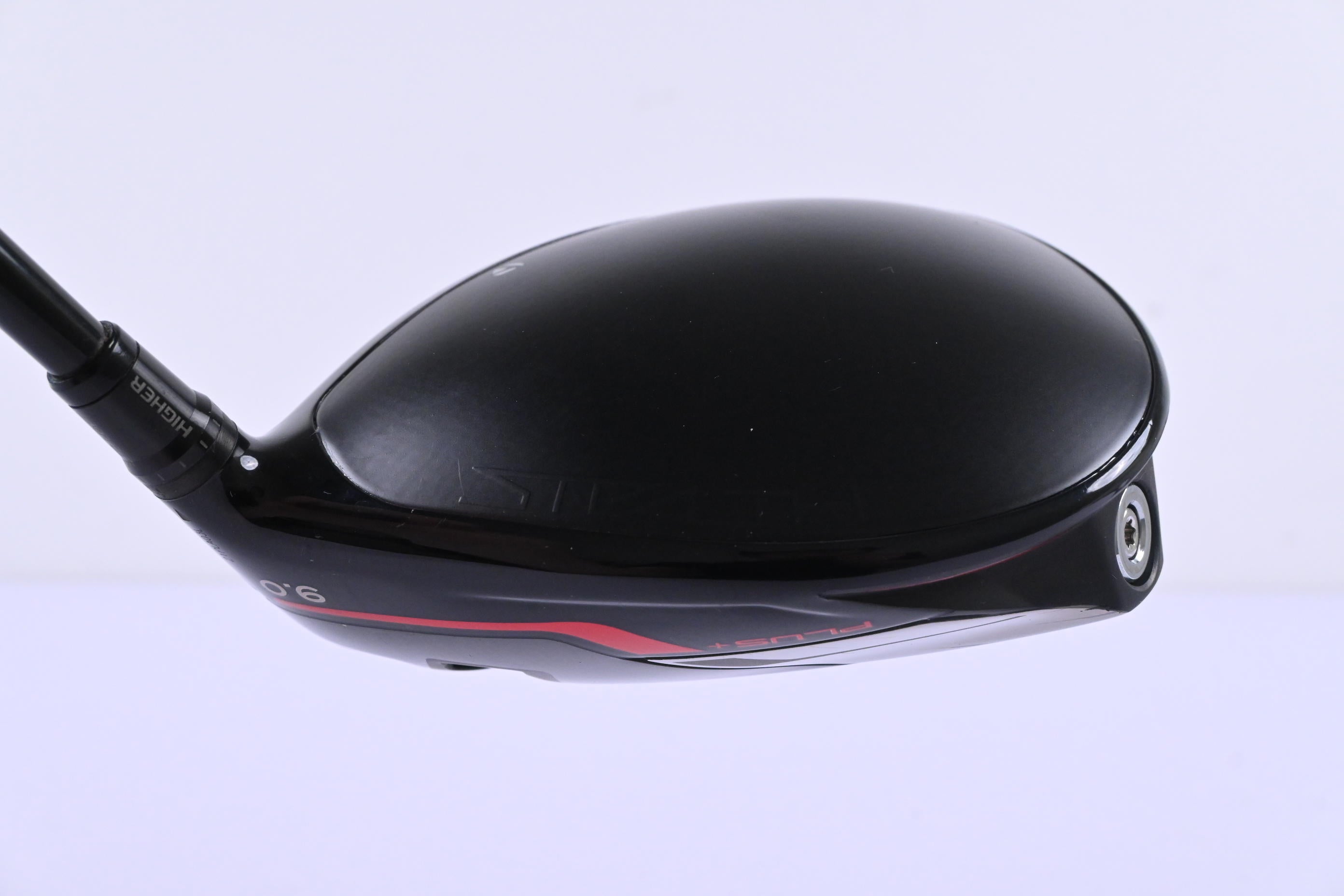 Taylormade Stealth Plus Driver / 9 Degree / Stiff Flex Hzrdus Smoke Red RDX 60