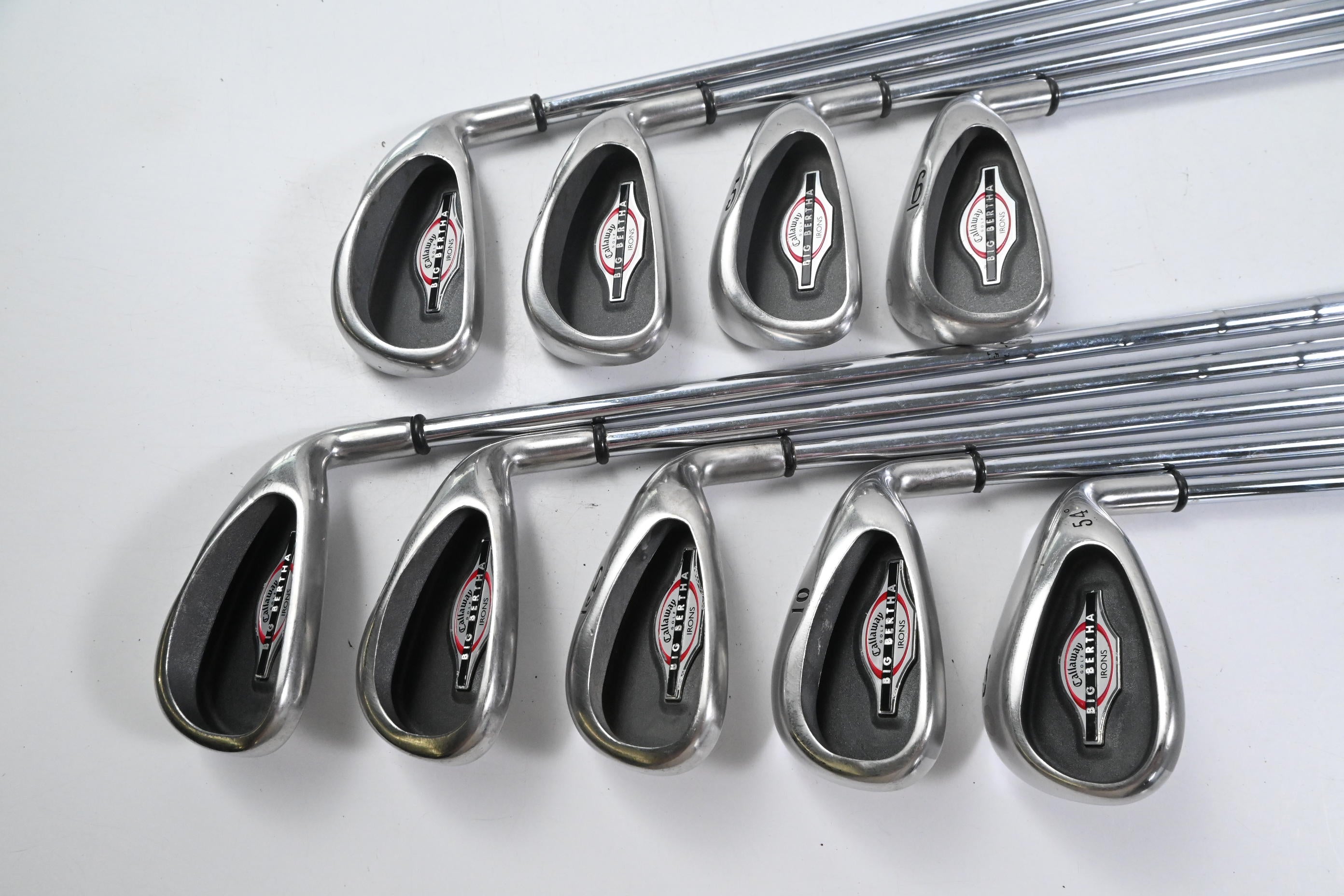 Callaway Big Bertha 2002 Irons / 3-PW+SW / Uniflex Callaway Big Bertha Shafts