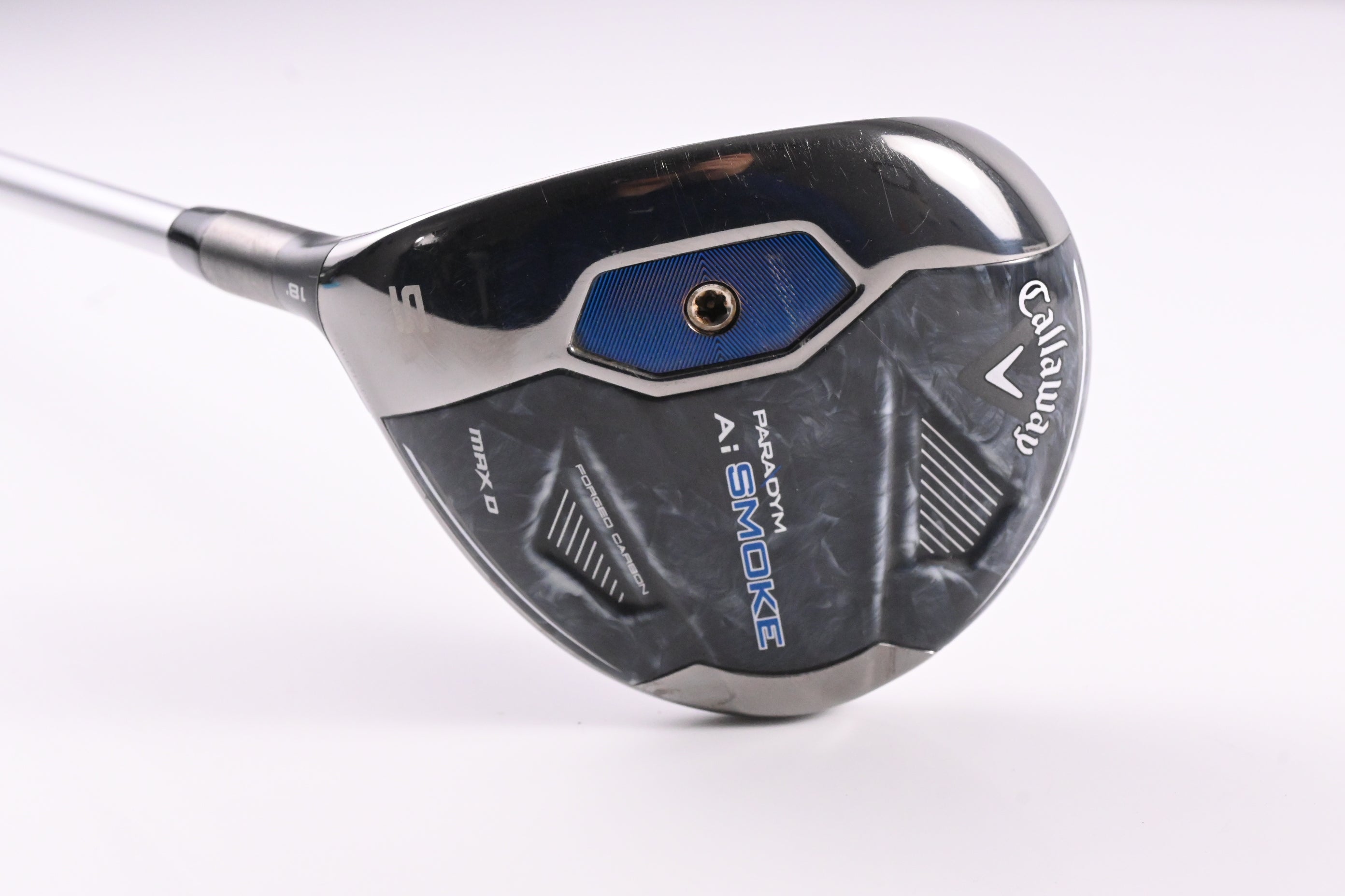 Left Hand Callaway Paradym Ai Smoke Max D #5 Wood / 18 Degree / Senior Flex