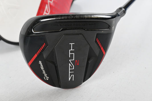 Taylormade Stealth 2 #3 Wood / 15 Degree / Regular Flex Fujikura Ventus TR Red 5