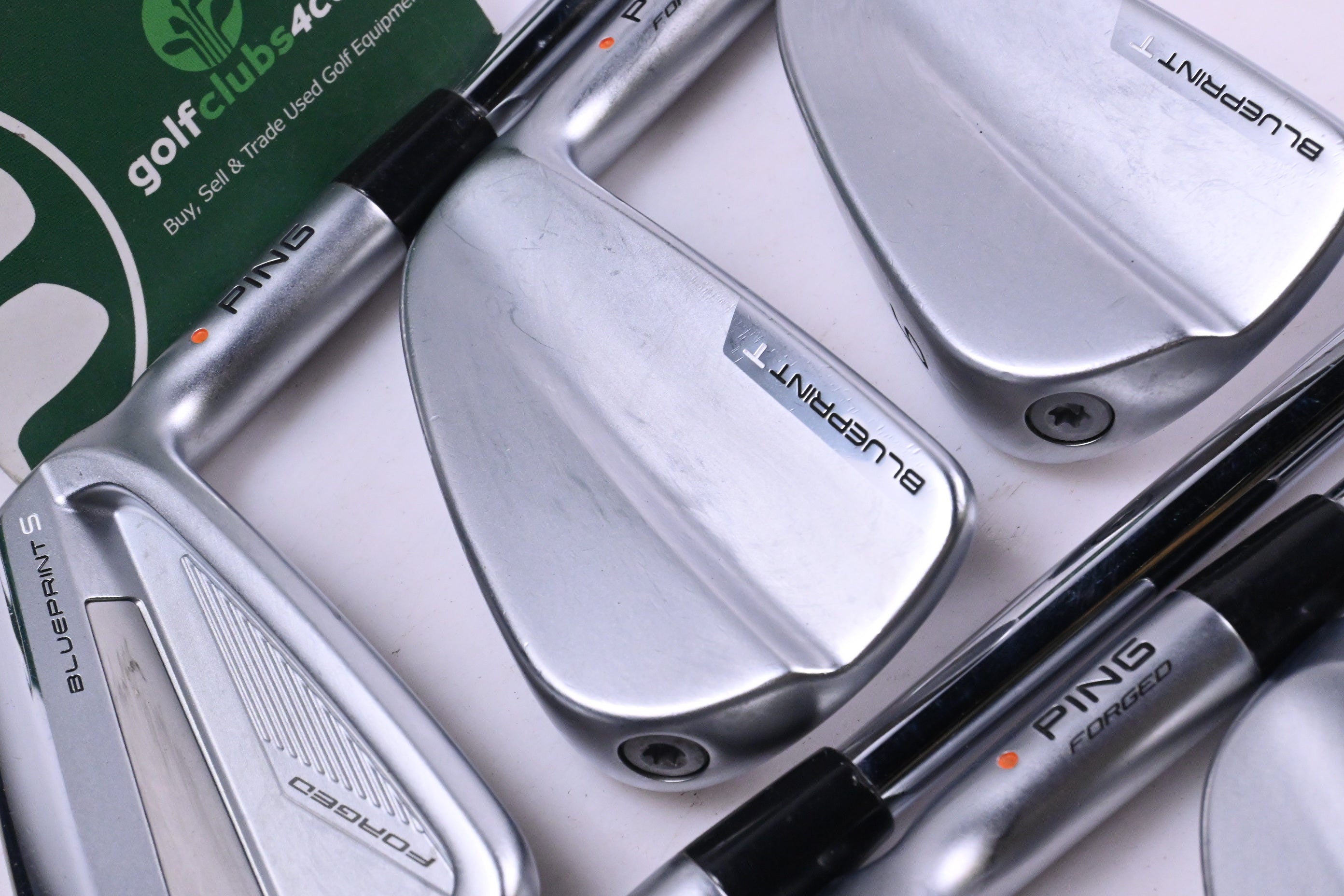 Ping Blueprint T / Blueprint S Irons / 4-PW / Orange Dot / X-Flex Dynamic Gold X100