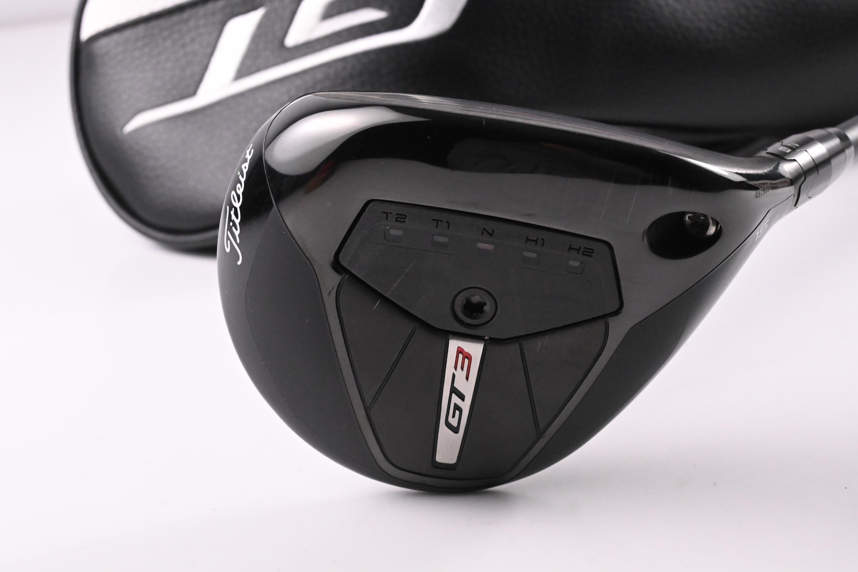 Titleist GT3 #3 Wood / 15 Degree / Stiff Flex HZRDUS Black 70 Shaft