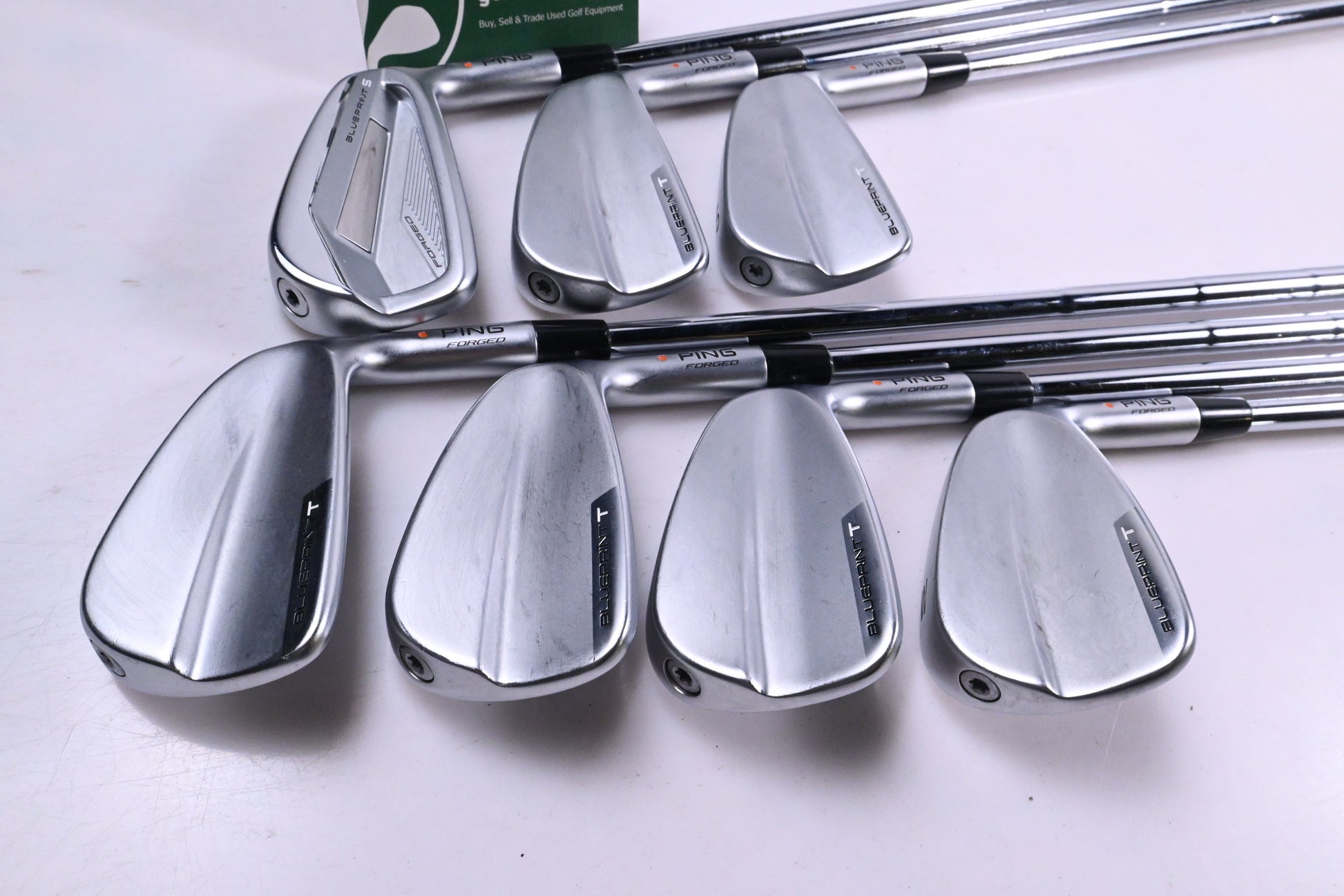 Ping Blueprint T / Blueprint S Irons / 4-PW / Orange Dot / X-Flex Dynamic Gold X100