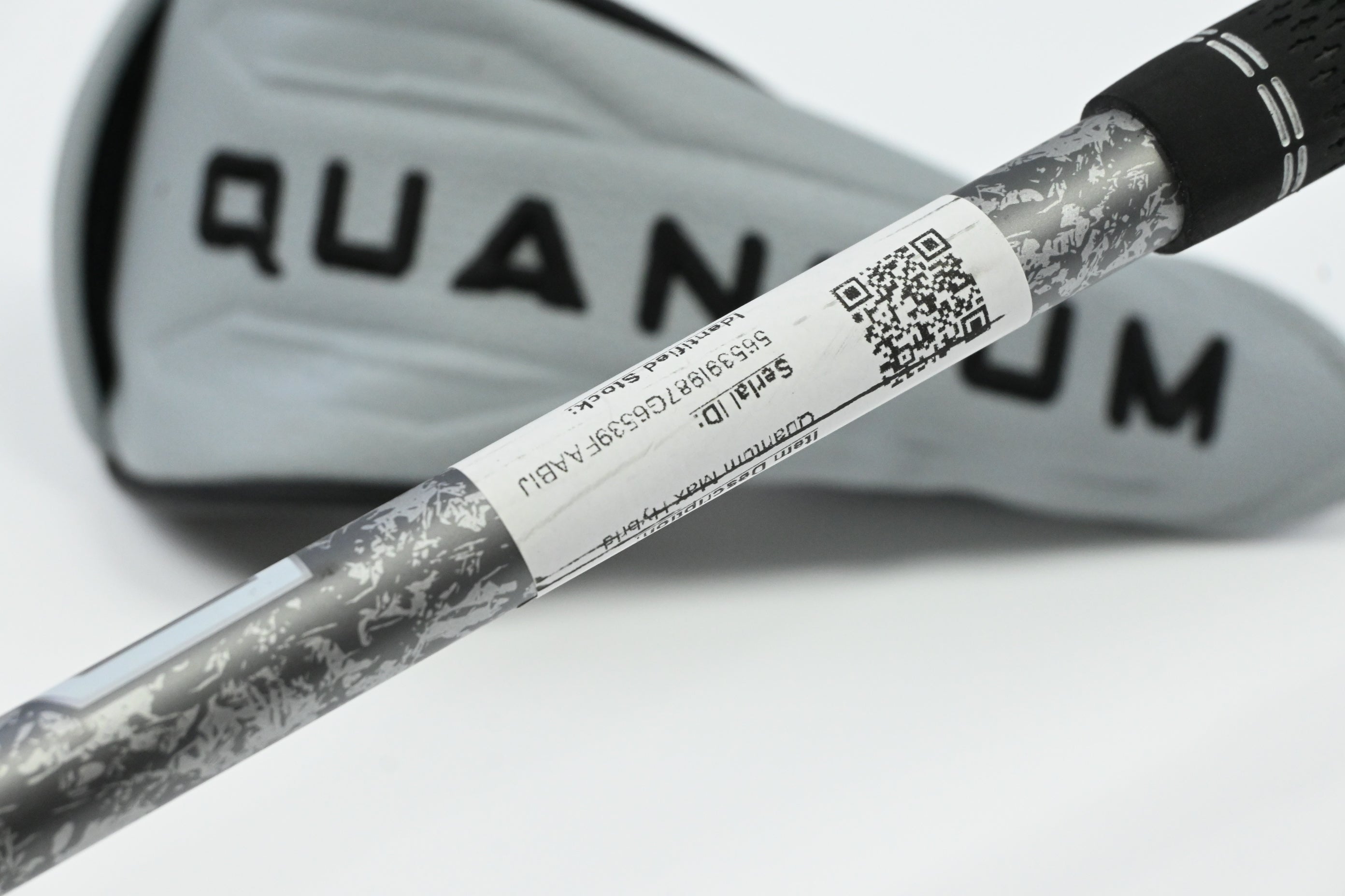 Callaway Quantum Max #4 Hybrid / 21 Degree / Stiff Flex Denali Frost Silver 70
