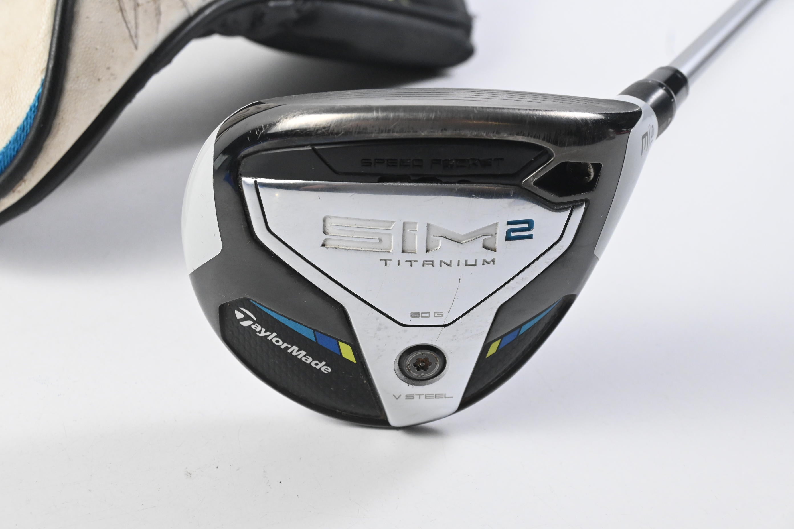 Taylormade SIM2 Ti #3 Wood / 15 Degree / Stiff Flex Tensei CK Red 65 Shaft