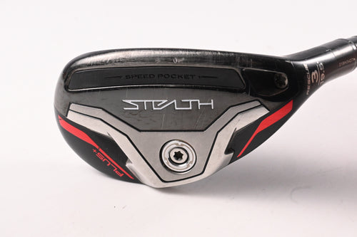 Taylormade Stealth Plus #3 Hybrid / 19.5 Degree / Stiff Flex HZRDUS Black Gen 4