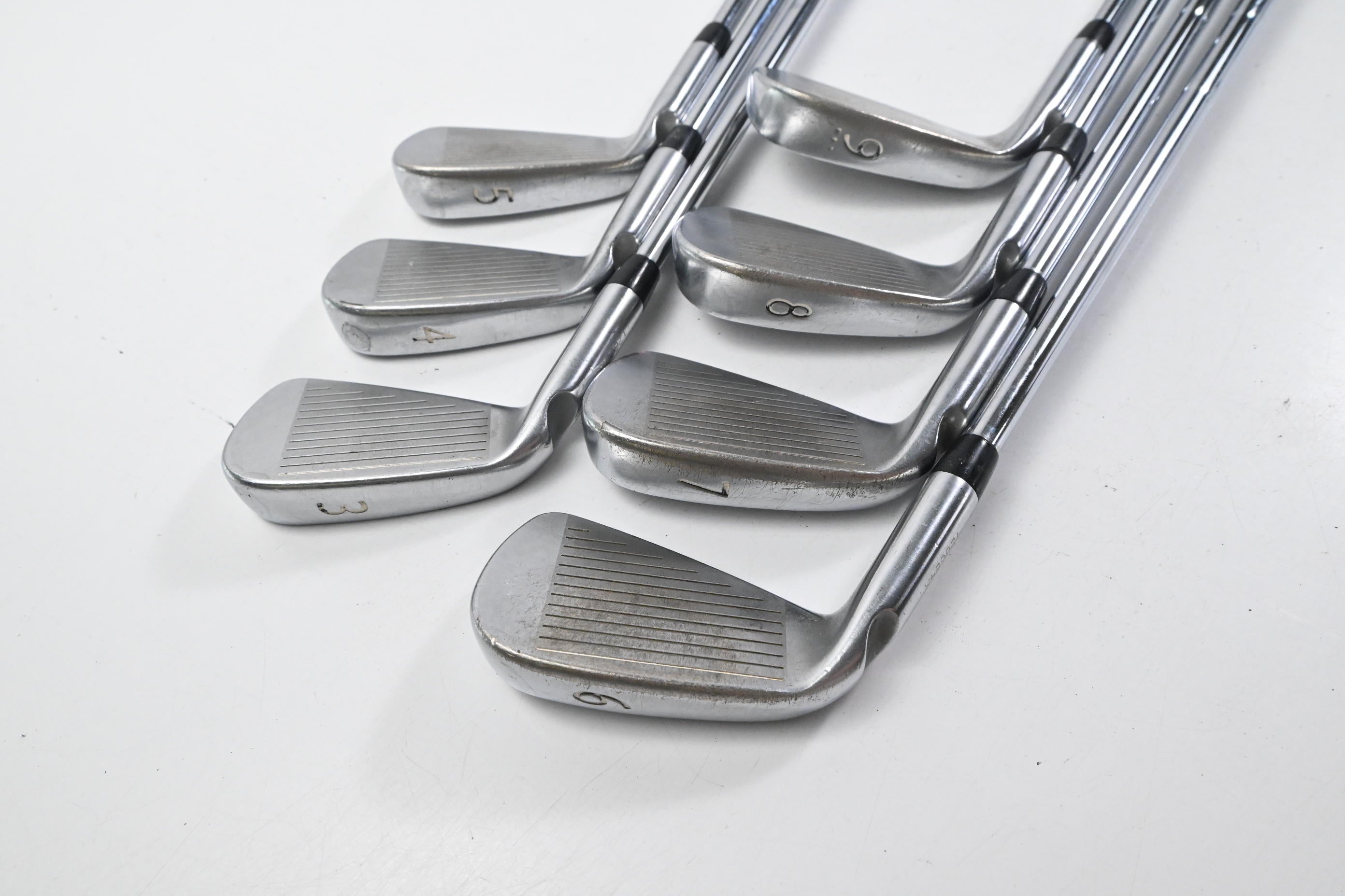 Ping S55 Irons / 3-9i / Blue Dot / Stiff Flex Dynamic Gold Steel Shafts
