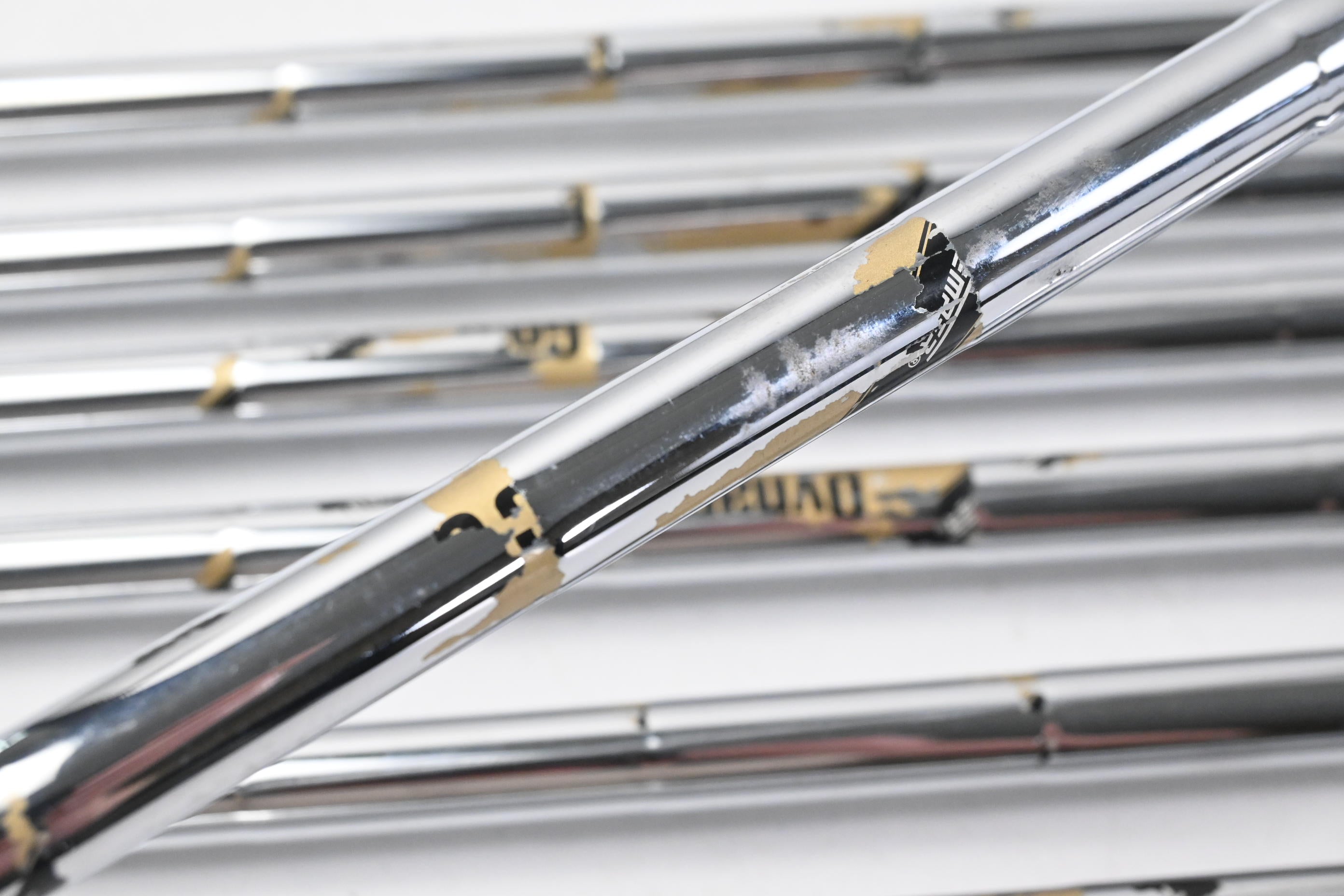 Ping S55 Irons / 3-9i / Blue Dot / Stiff Flex Dynamic Gold Steel Shafts