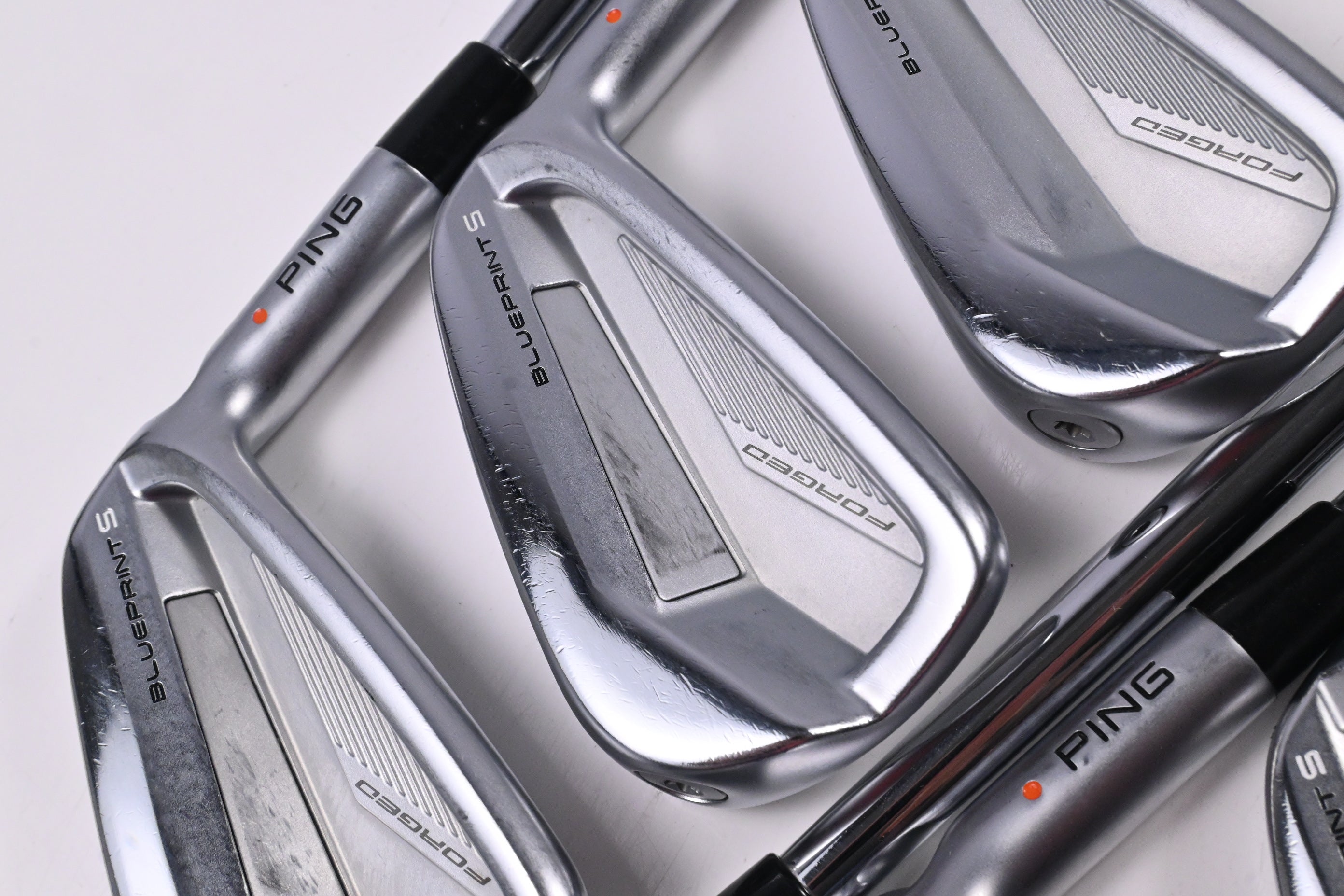 Ping Blueprint S Irons / 4-PW / Orange Dot / Stiff Flex Dynamic Gold 120 S300 Shafts