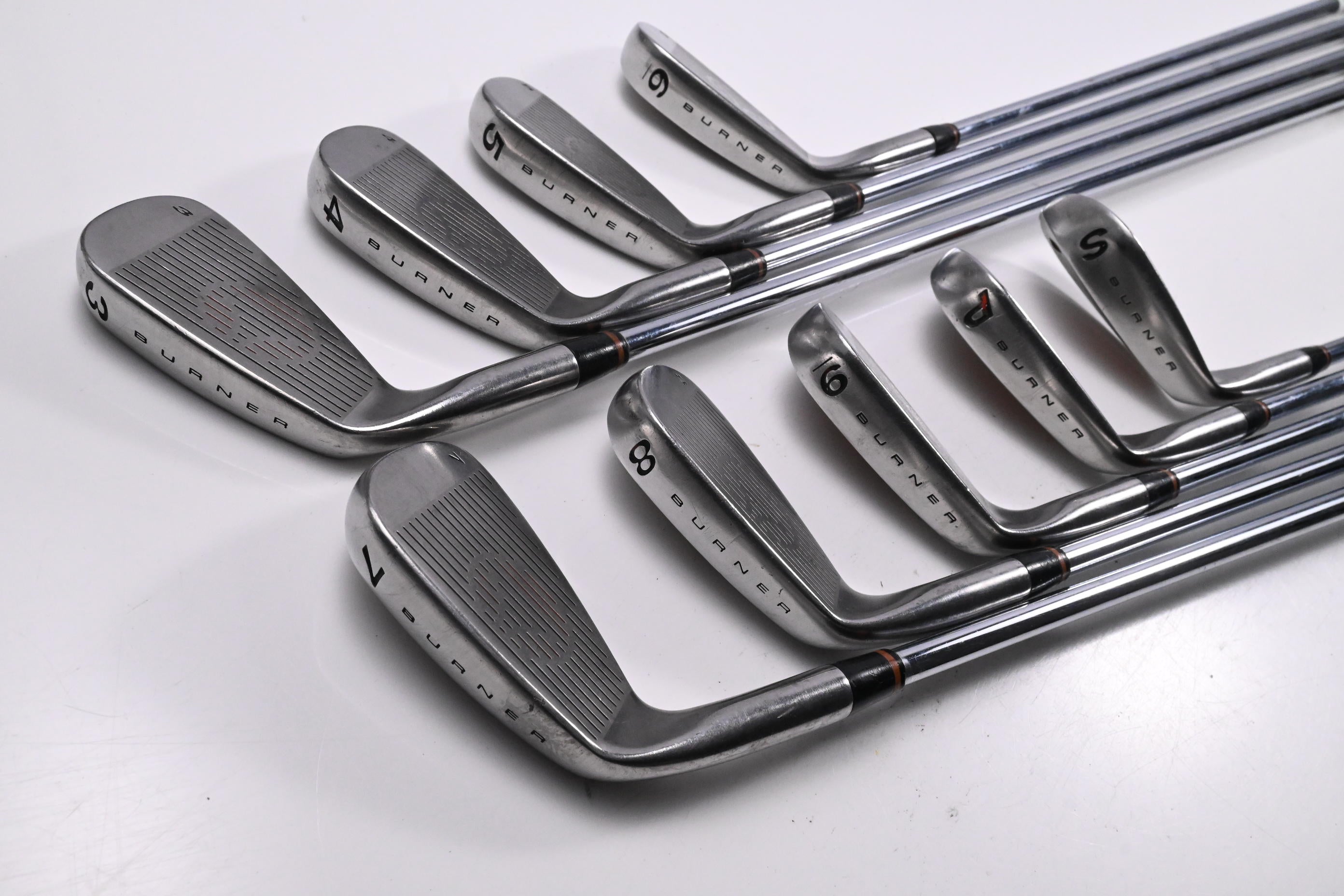 Taylormade Burner Oversize Irons / 3-PW+SW / Regular Flex Precision Rifle 80