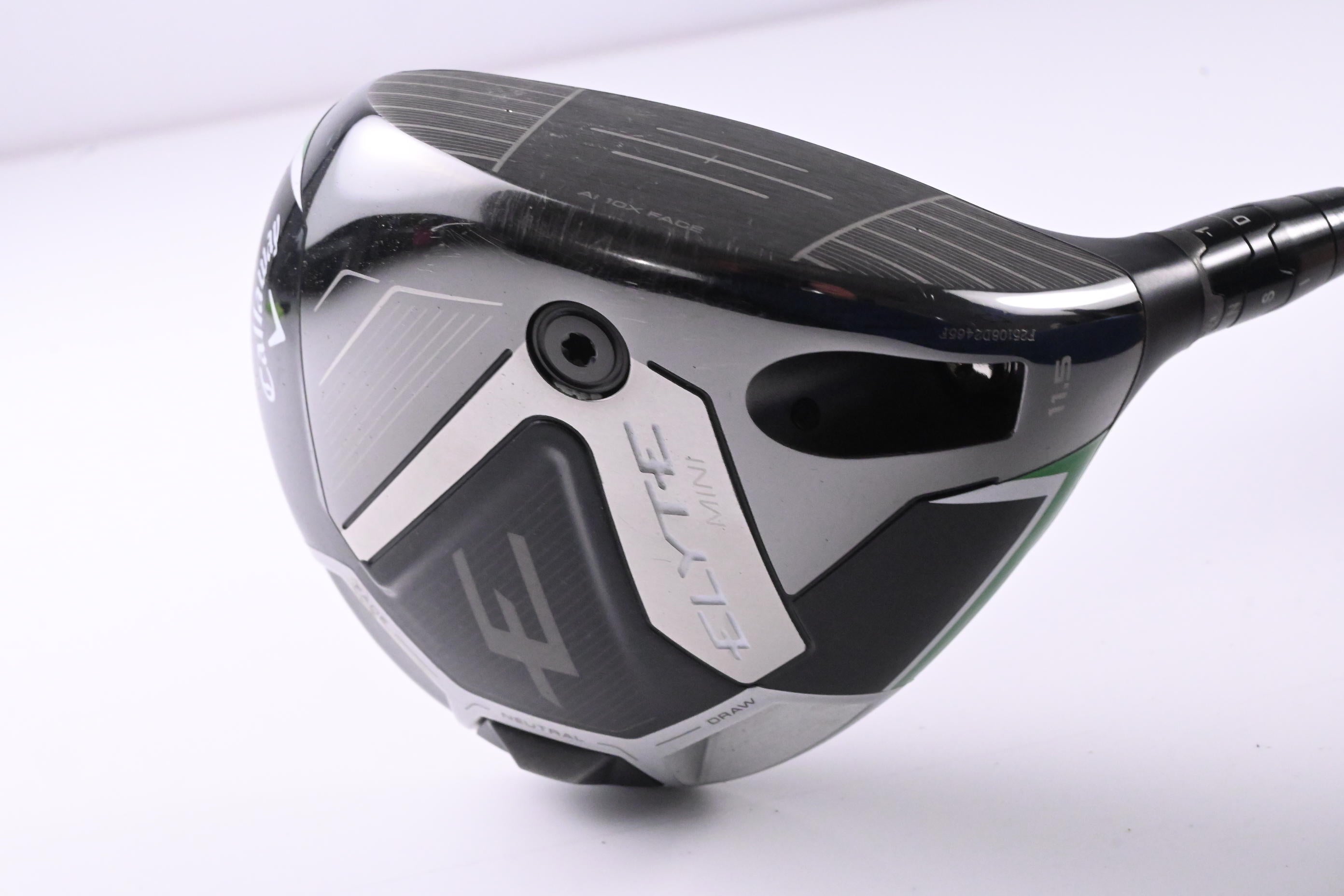 Callaway Elyte Mini Driver / 11.5 Degree / Stiff Flex Denali Charcoal 60 Shaft