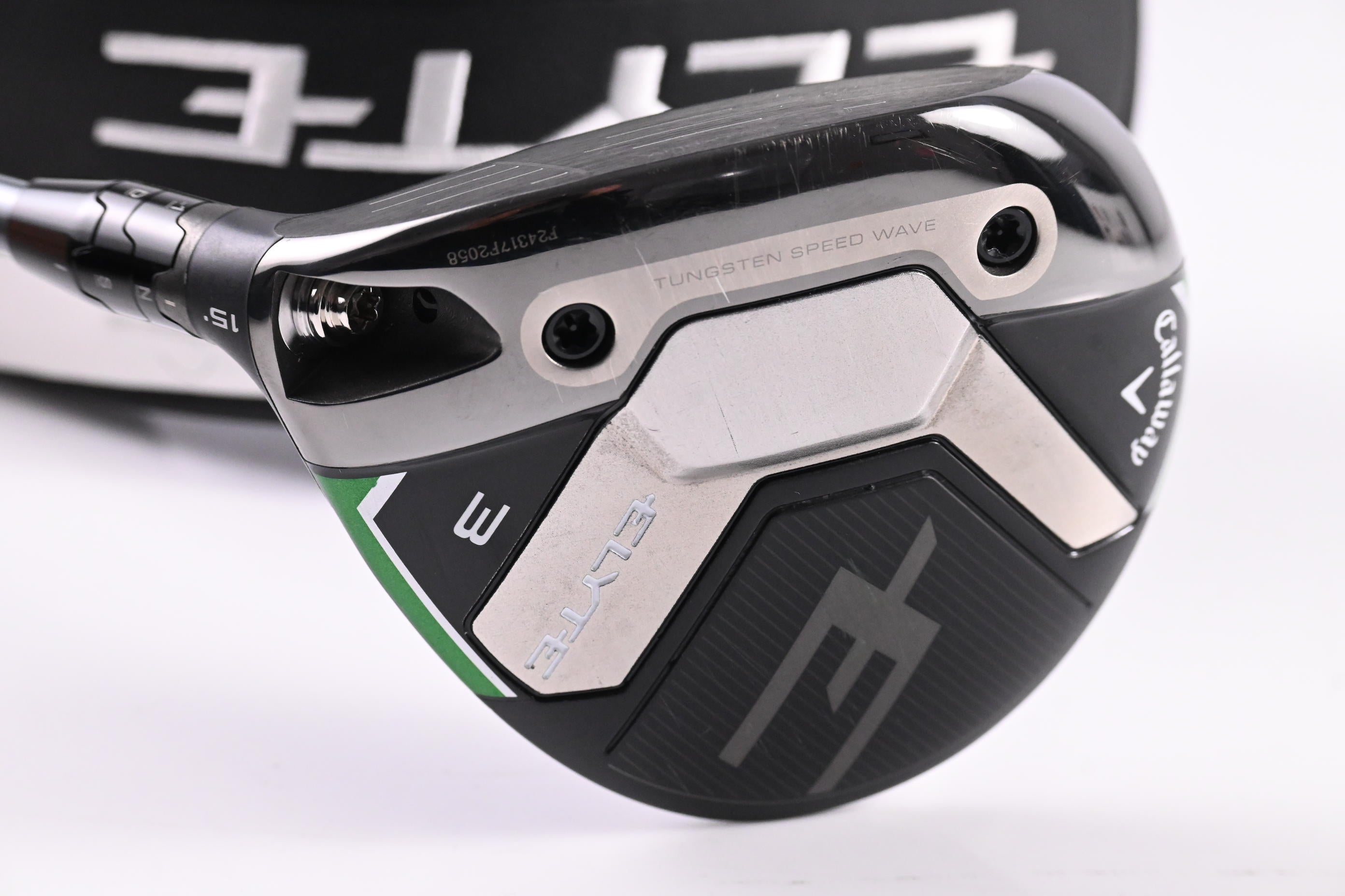 Left Hand Callaway Elyte #3 Wood / 15 Degree / Regular Flex Denali Charcoal 60