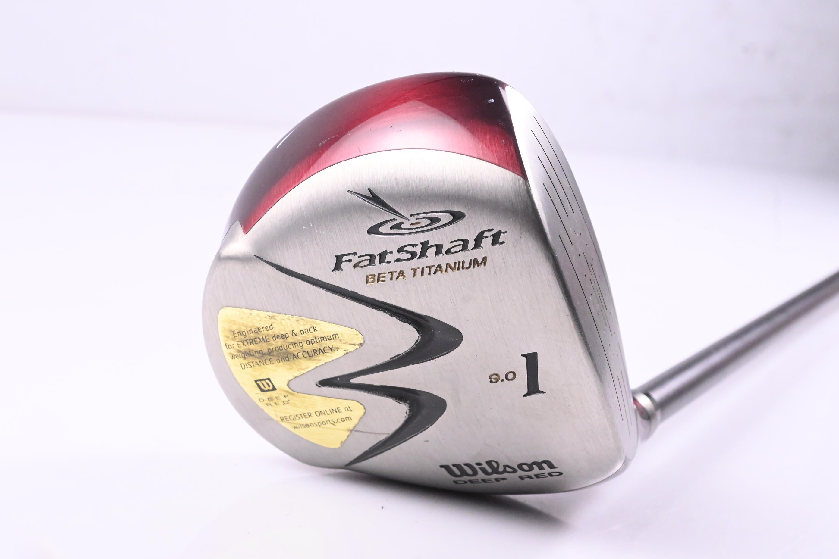 Wilson Deep Red Fat Shaft Driver / 9 Degree / Stiff Flex Grafalloy ProLIte Shaft