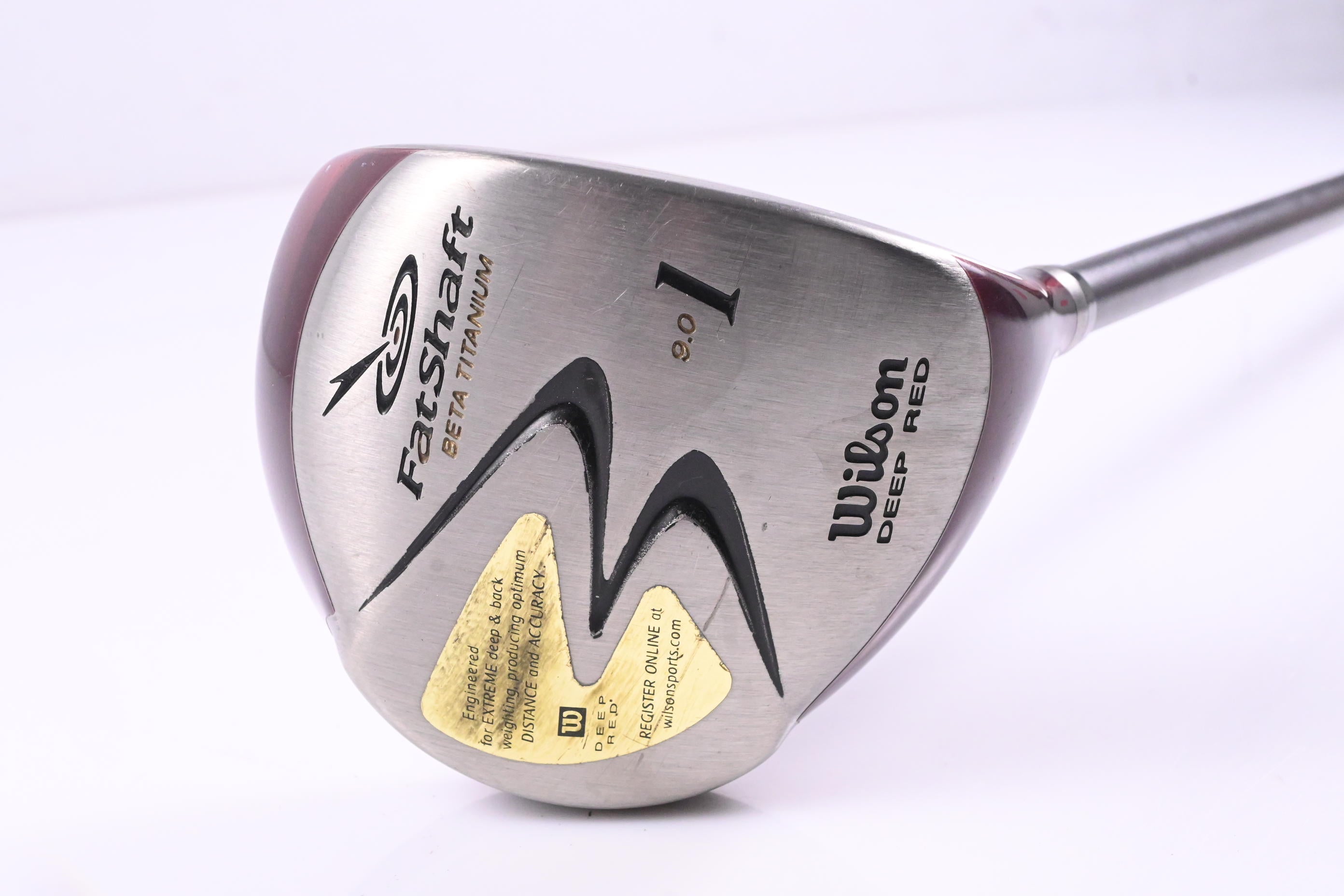 Wilson Deep Red Fat Shaft Driver / 9 Degree / Stiff Flex Grafalloy ProLIte Shaft