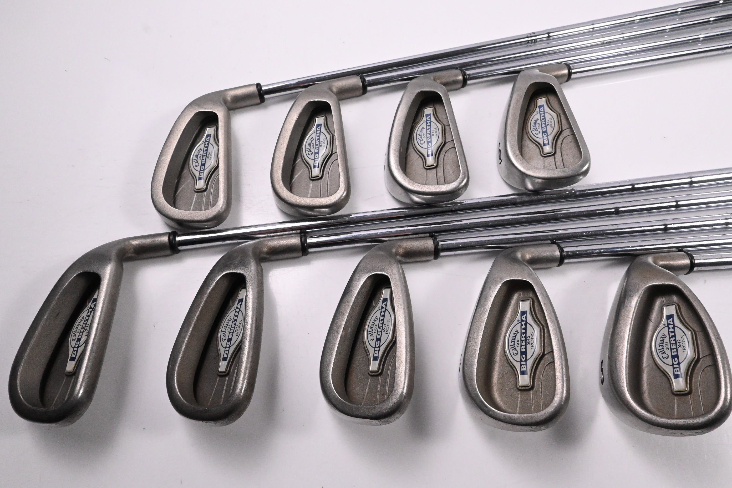 Callaway X-12 Irons / 3-PW+SW / Uniflex Callaway Memphis '98 "10" Shaft