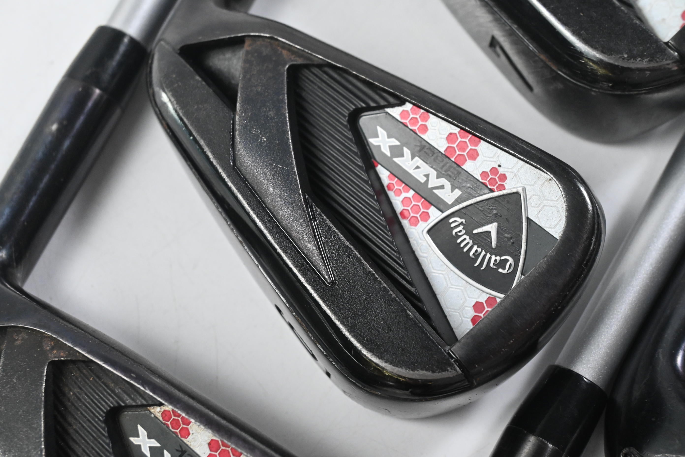 Ladies Callaway RAZR X Black Irons / 5-PW / Ladies X Hot 50 Shafts