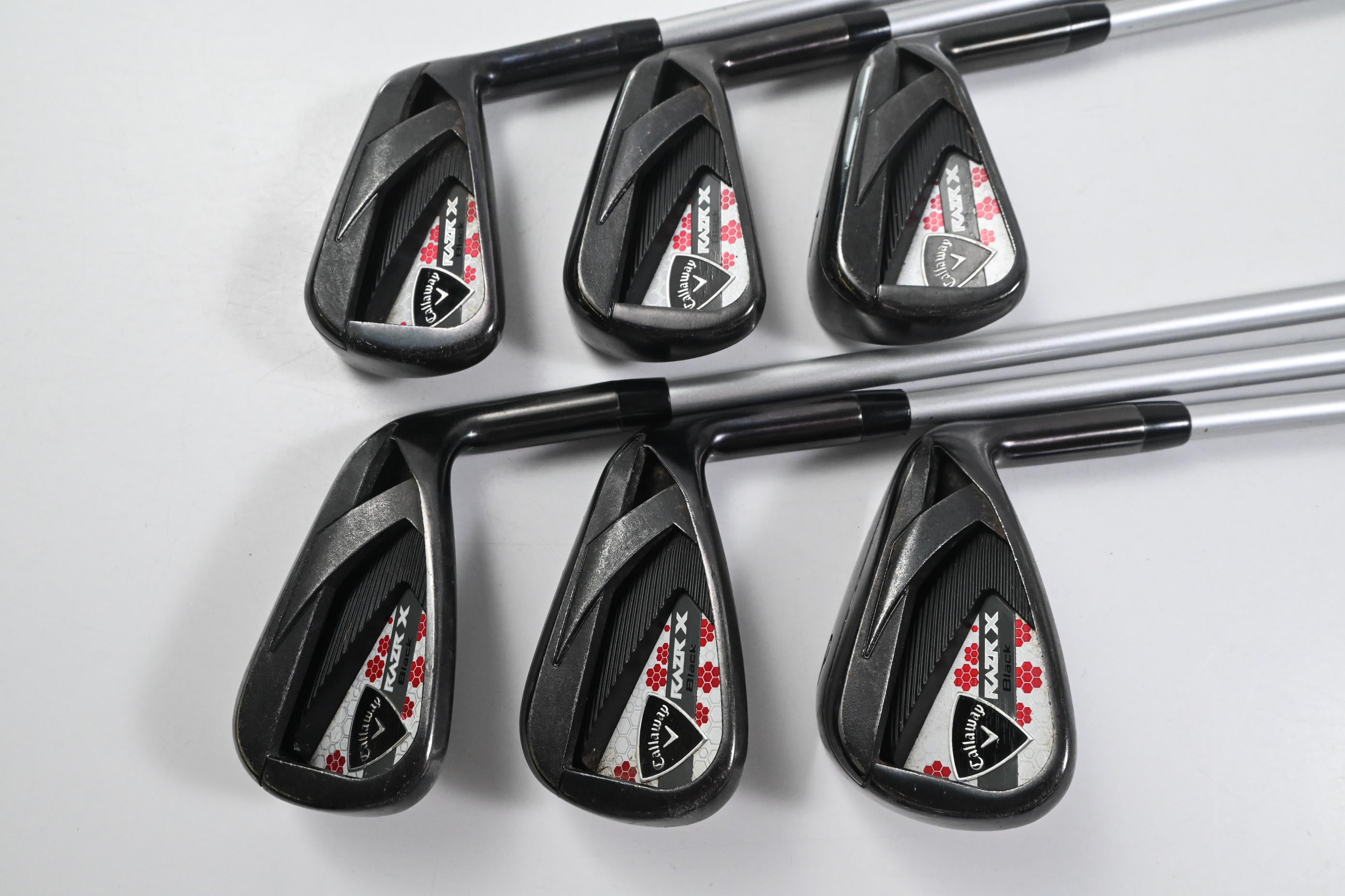 Ladies Callaway RAZR X Black Irons / 5-PW / Ladies X Hot 50 Shafts