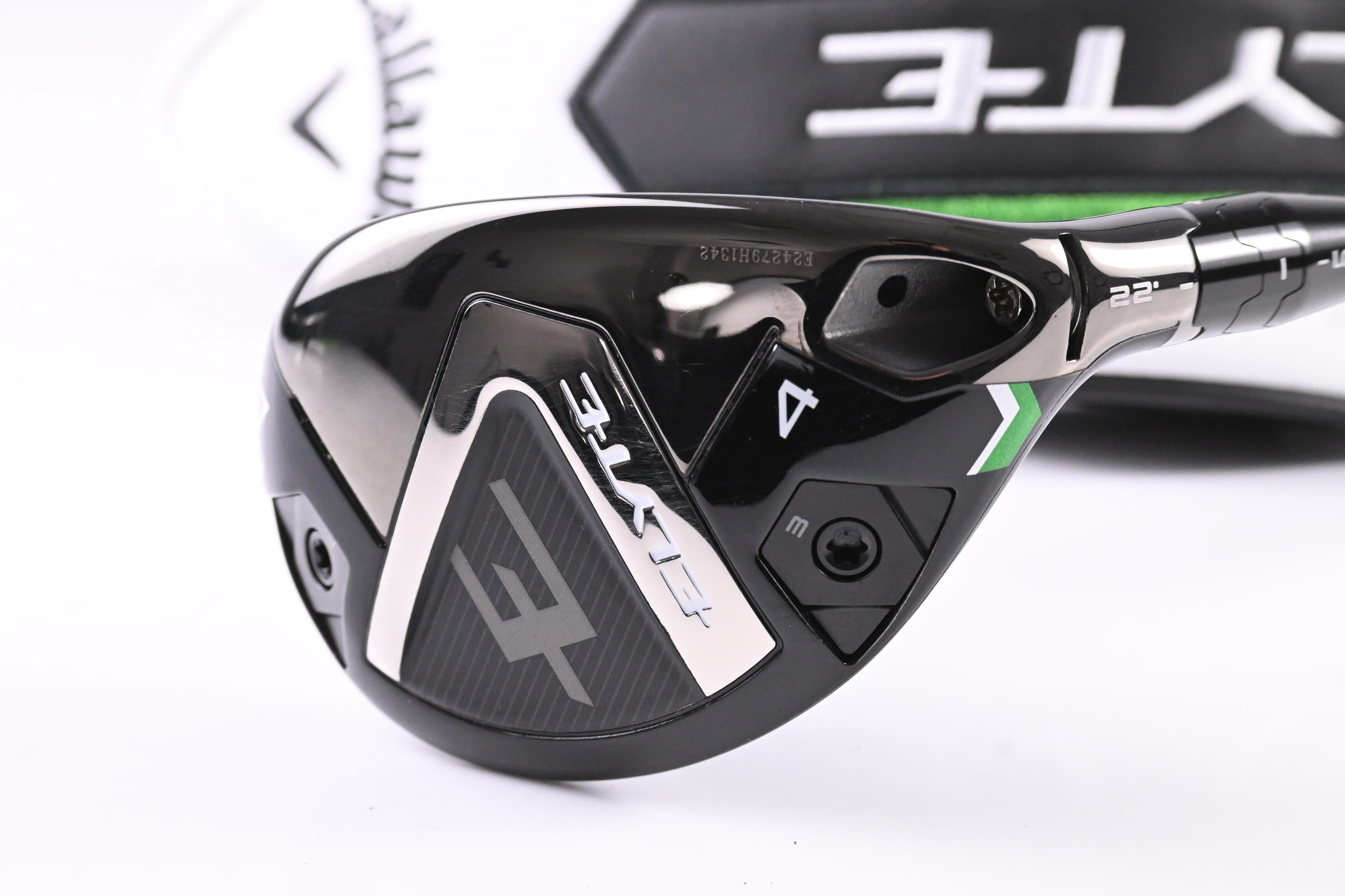 Callaway Elyte #4 Hybrid / 22 Degree / Regular Flex Denali Charcaol 60 Shaft