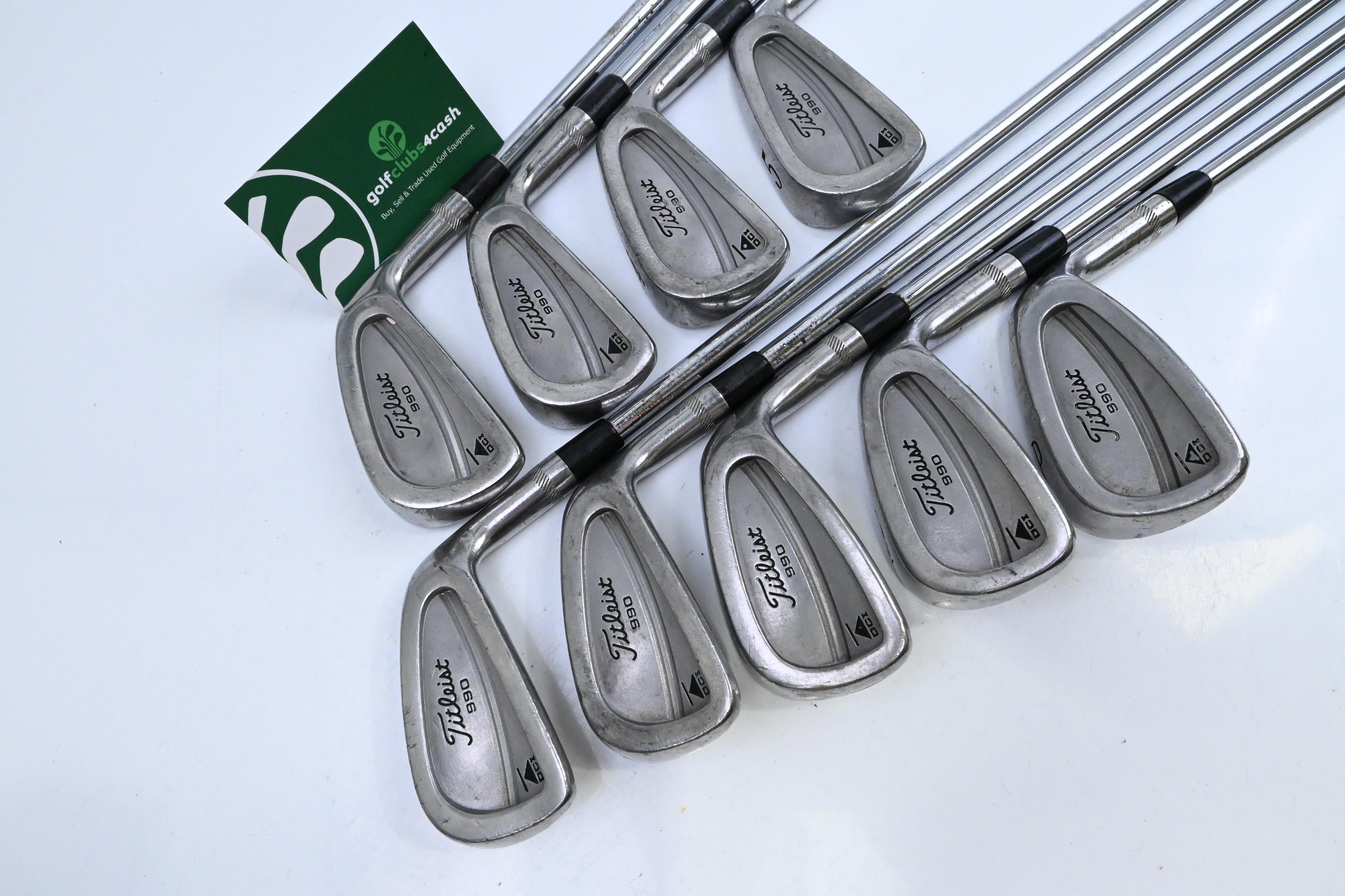 Titleist DCI 990 Irons / 2-PW / Regular Flex Dynamic Gold R300 Shafts