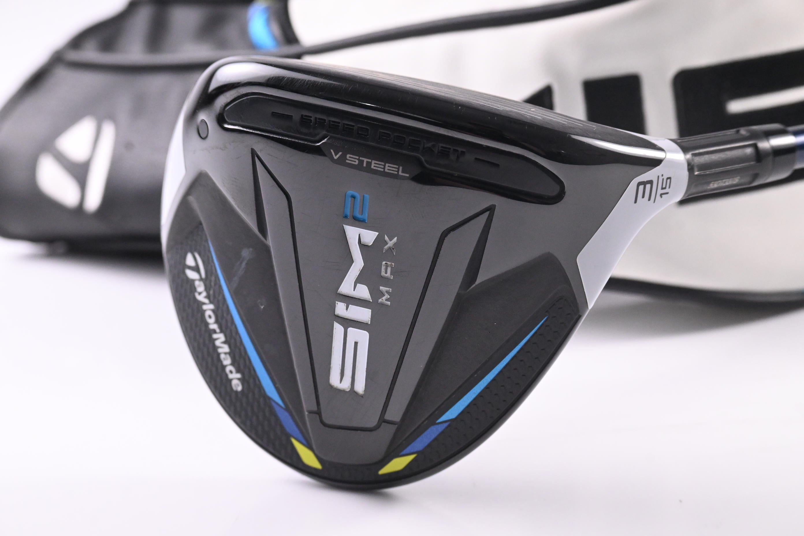 Taylormade SIM2 Max #3 Wood / 15 Degree / Stiff Flex Ventus Blue 6 Shaft