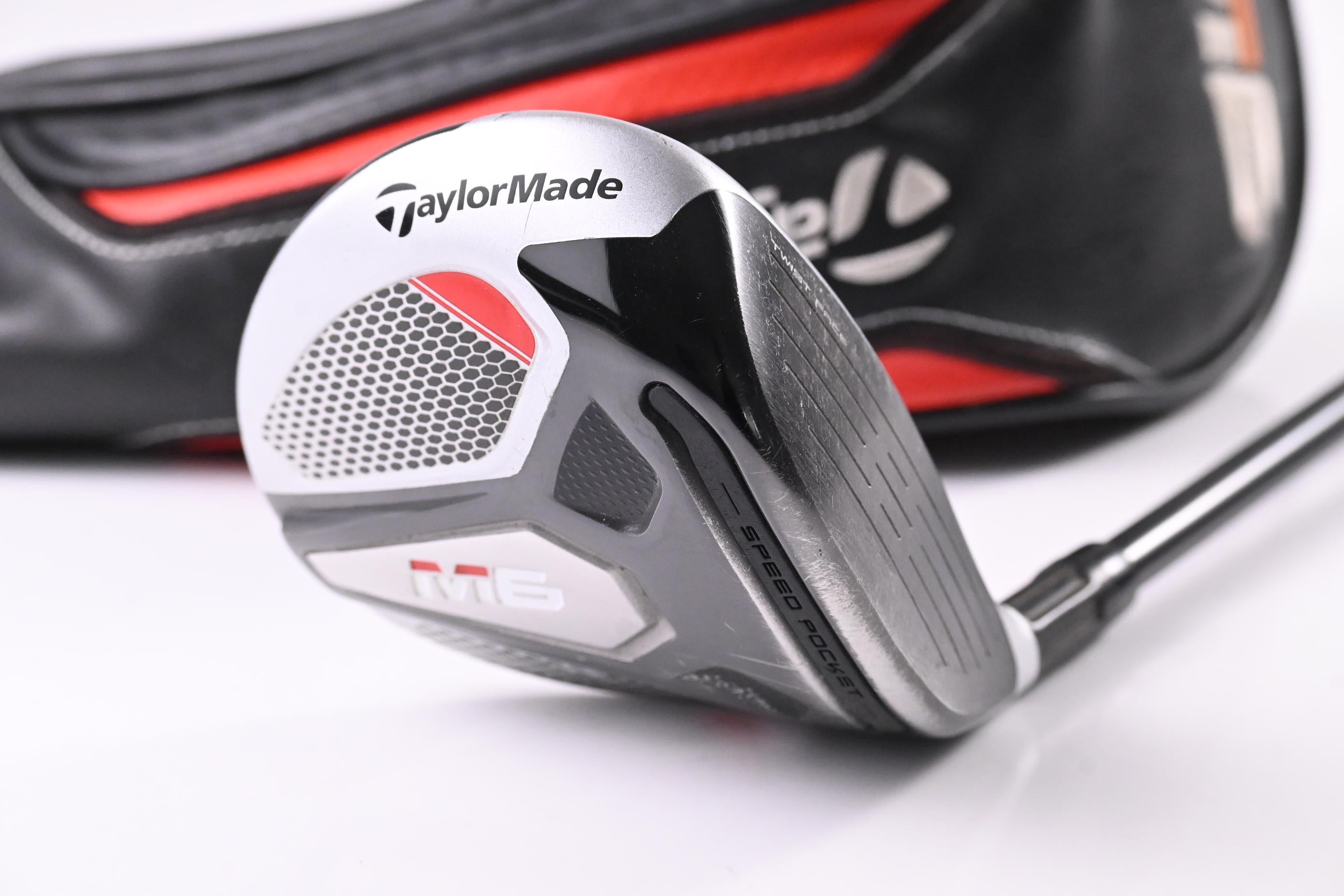 Taylormade M6 #3 Wood / 15 Degree / Stiff Flex Fujikura Atmos Orange 6 Shaft