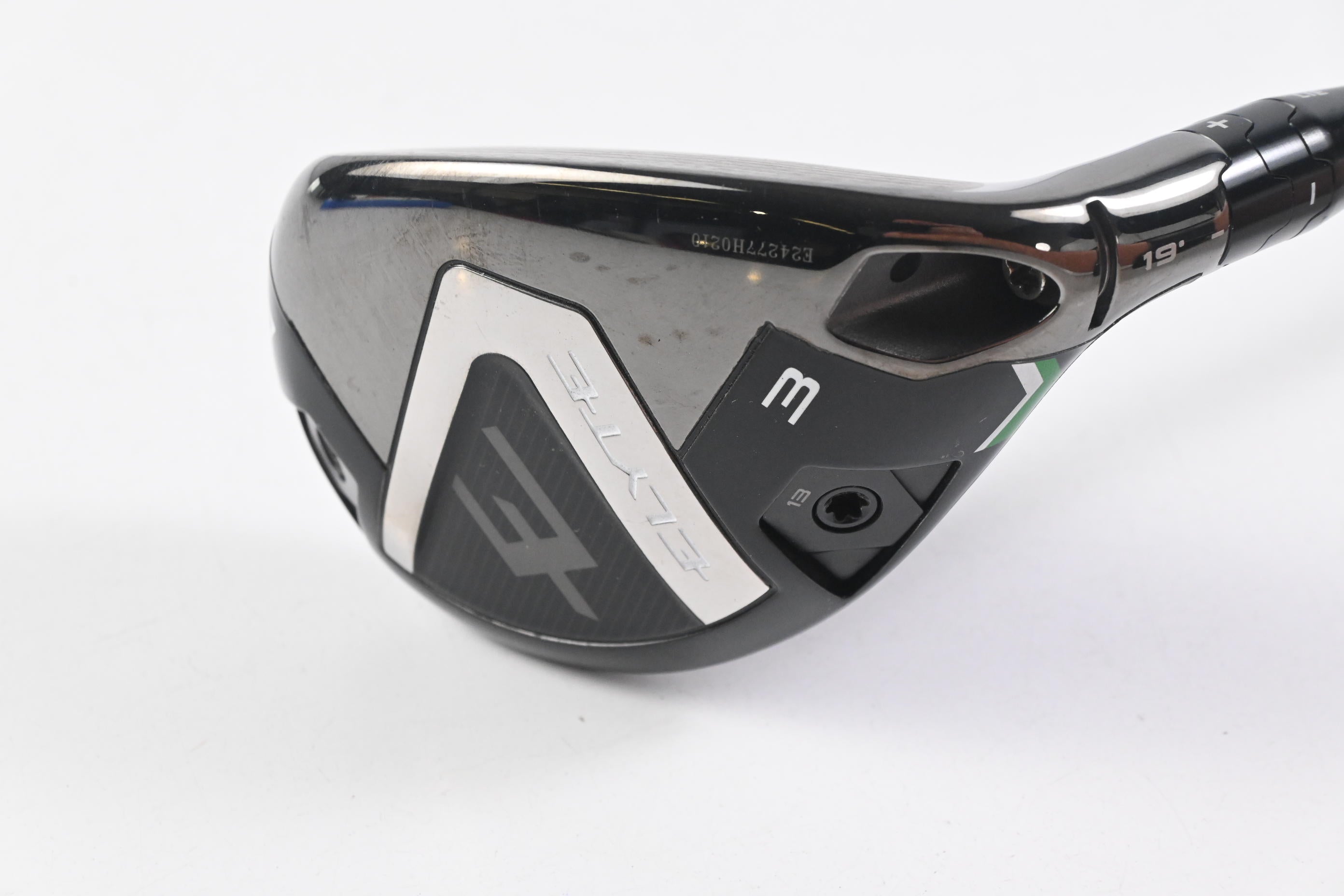 Callaway Elyte #3 Hybrid / 19 Degree / Stiff Flex Denali Charcoal 70 Shaft