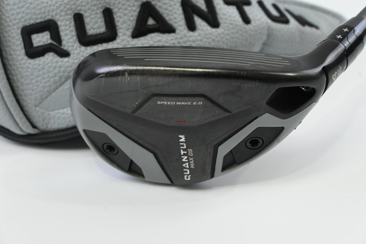 Callaway Quantum Max OS #4 Hybrid / 20 Degree / Stiff Flex Denali Frost Silver