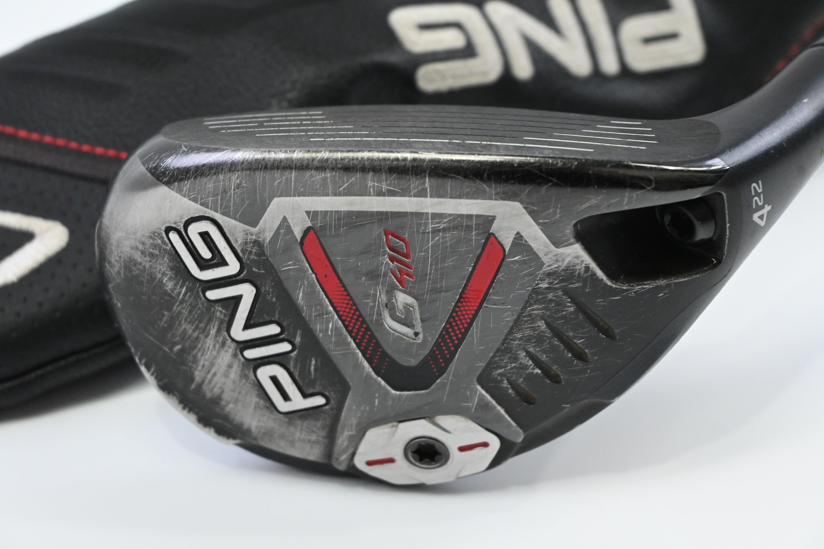 Ping G410 #4 Hybrid / 22 Degree / Regular Flex Ping Alta CB Red 70 Shaft