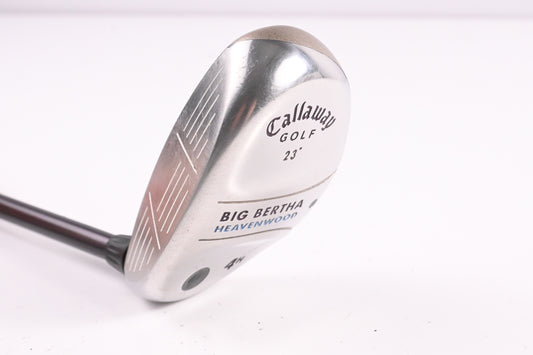 Left Hand Callaway Heavenwood #4 Hybrid / 23 Degree / Ladies Flex Gems 55 Shaft