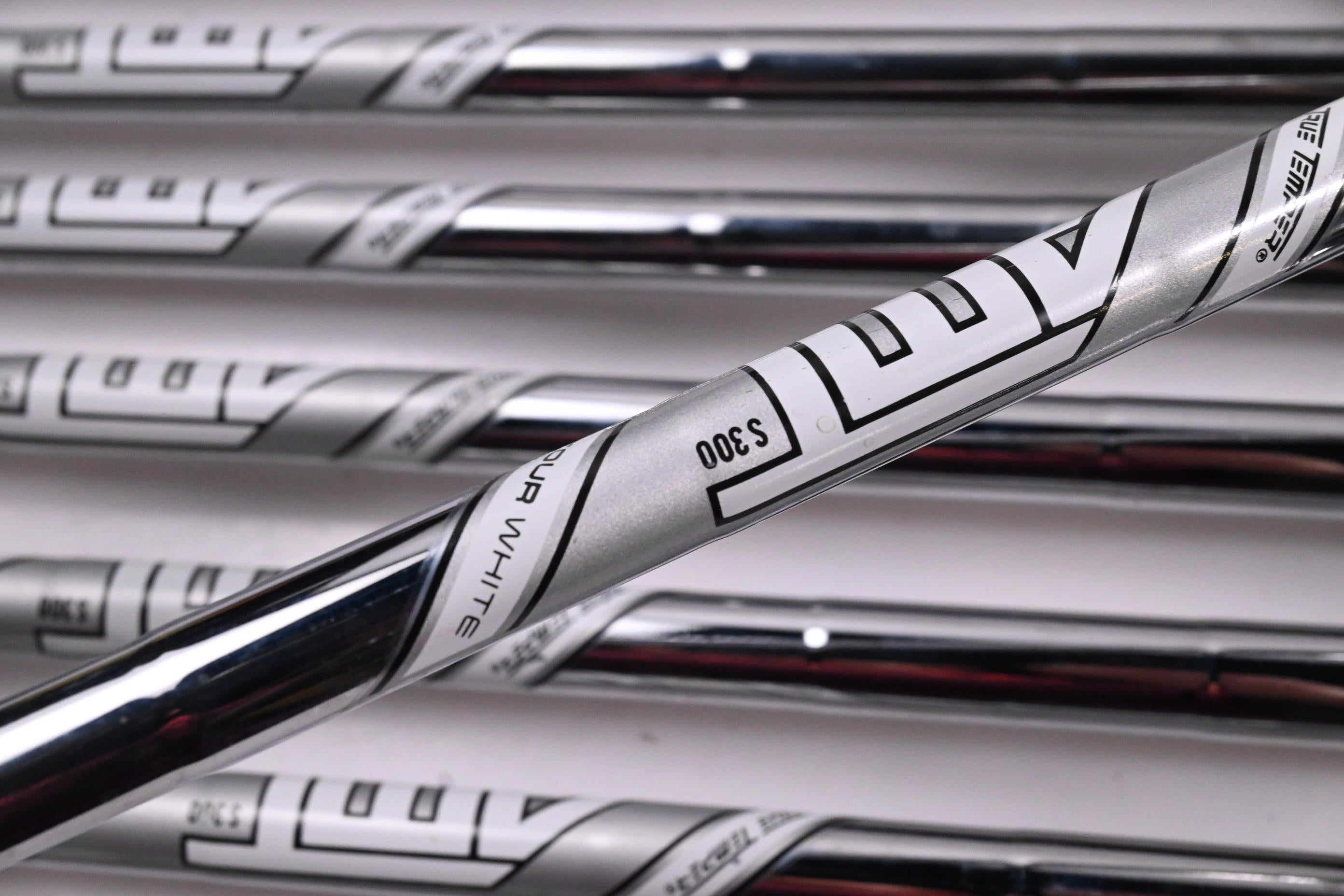 Left Hand Titleist T150 2023 Irons / 4-PW+48° / Stiff Flex True Temper AMT White