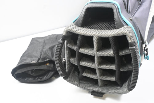 TaylorMade Cart Bag / 15-Way Divider / Grey, Blue
