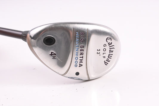 Left Hand Callaway Heavenwood #4 Hybrid / 23 Degree / Ladies Flex Gems 55 Shaft