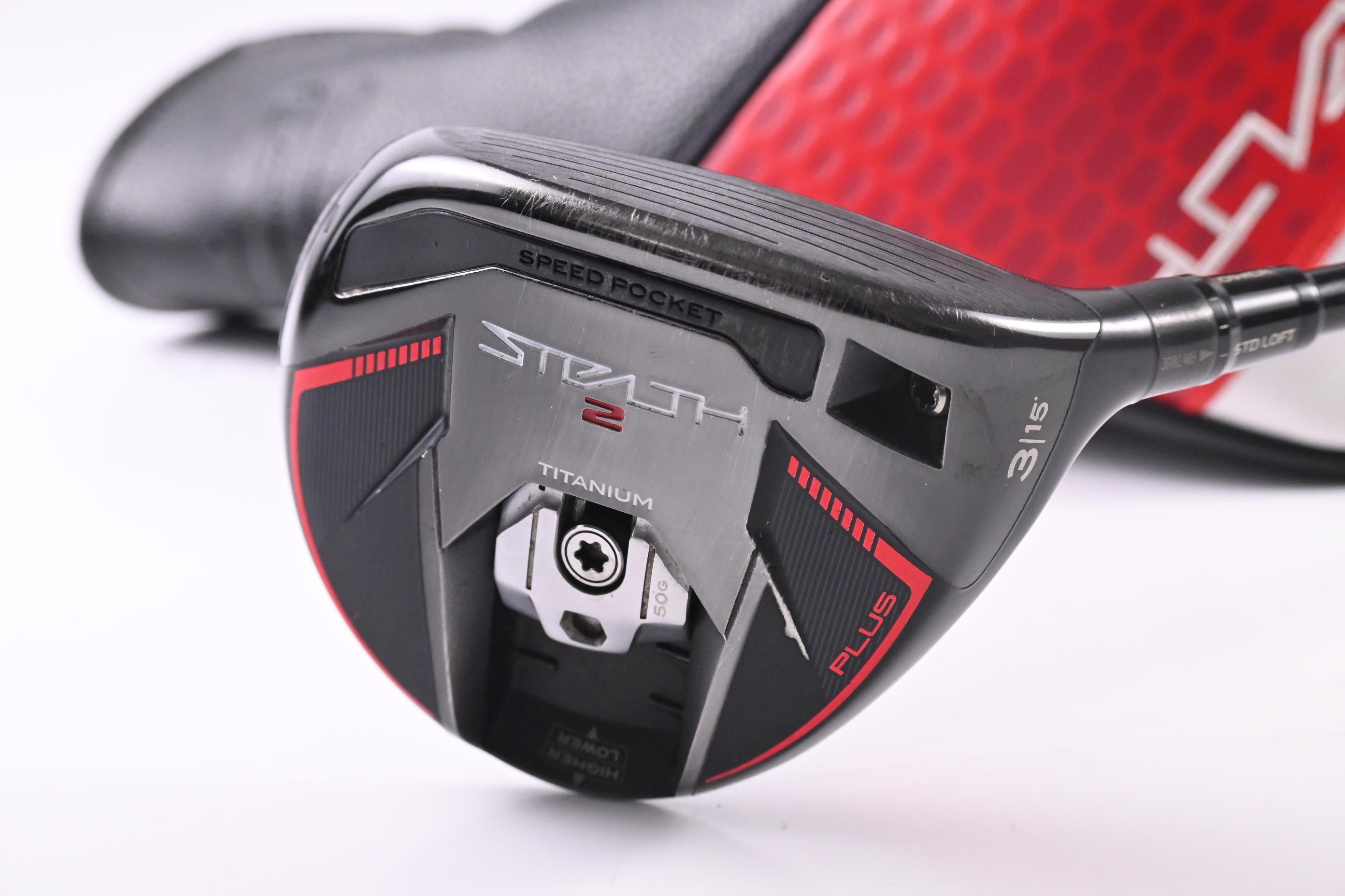 Taylormade Stealth 2 Plus #3 Wood / 15 Degree / X-Flex Accra TZ6 Proto 75 Shaft