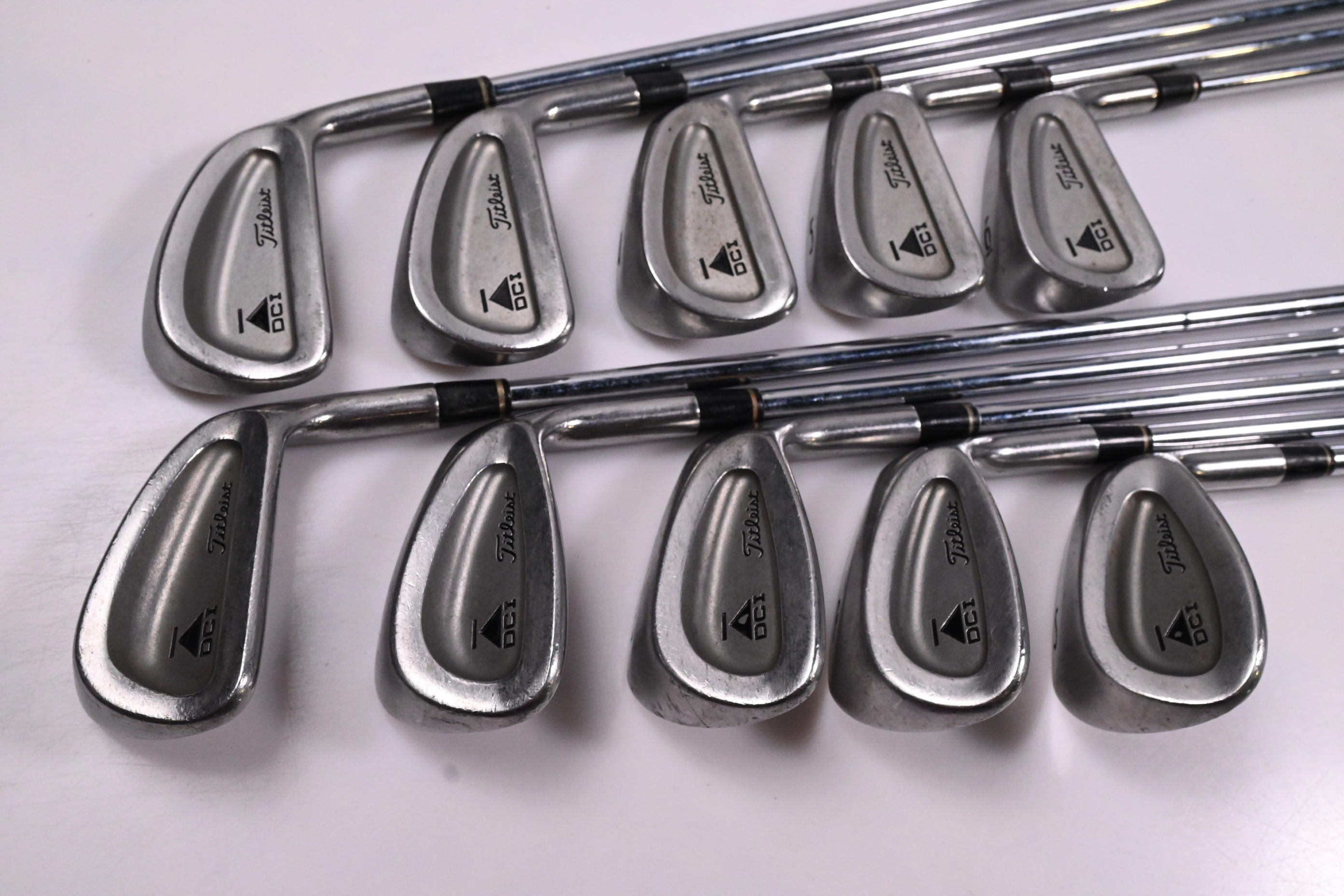 Titleist DCI Black Irons / 1+3-PW+SW / Regular Flex Titleist Tri Spec Shafts
