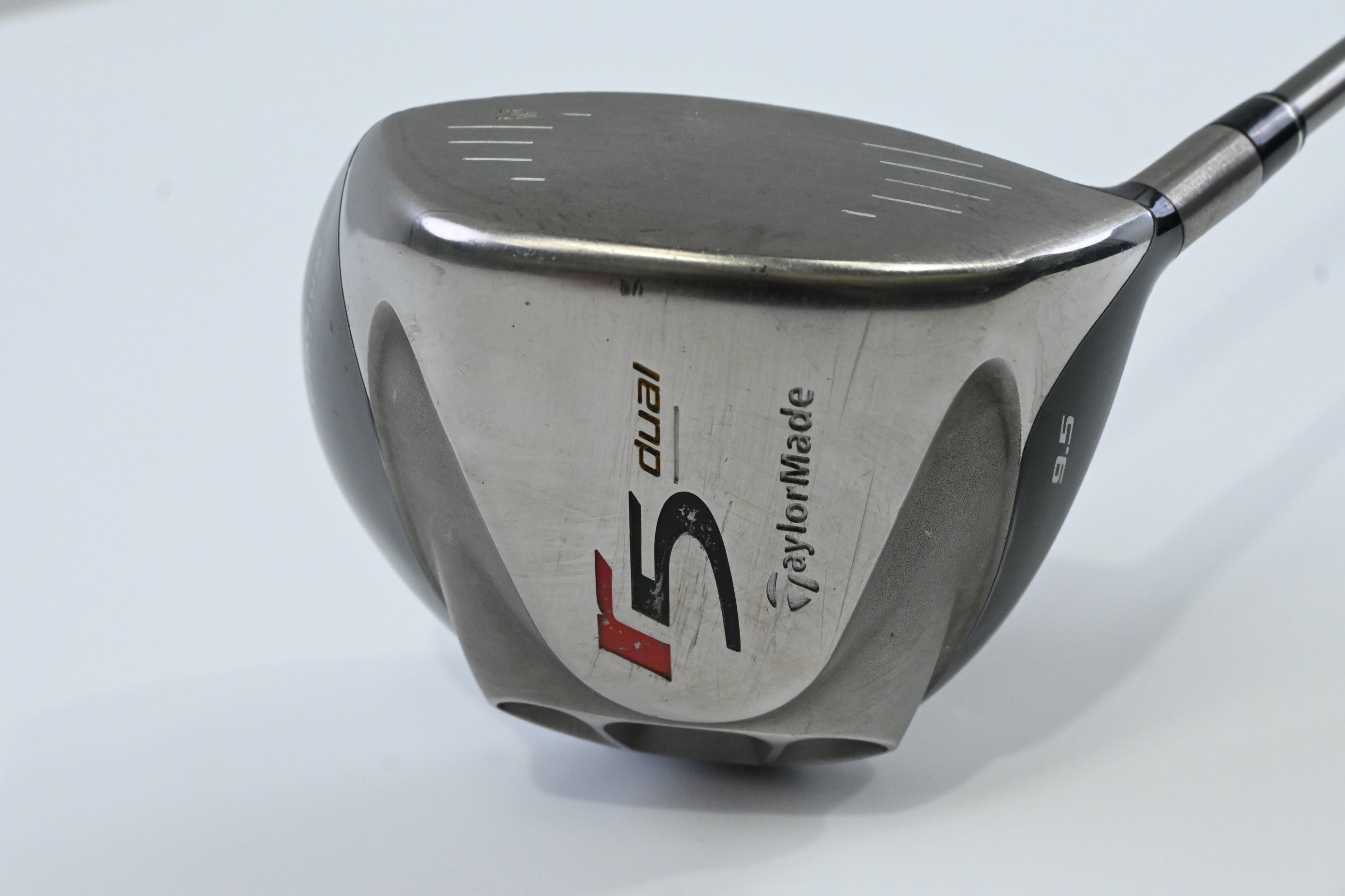 Taylormade R5 Dual Driver / 9.5 Degree / Stiff Flex Taylormade M.A.S 55 Shaft